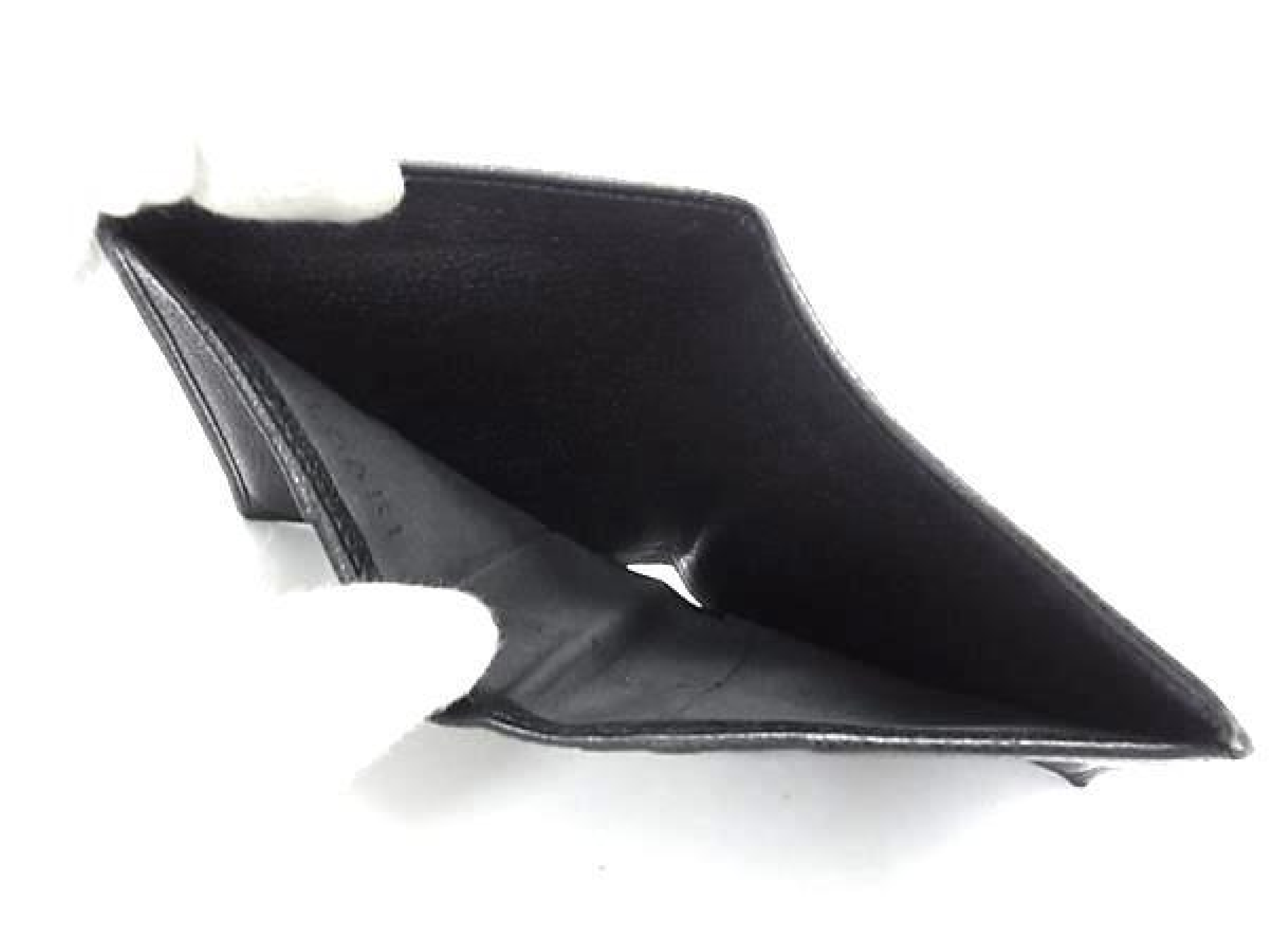 Bulgari Leather Bi-fold Wallet Card Holder Men's Black FY2807 Billfold — view 4