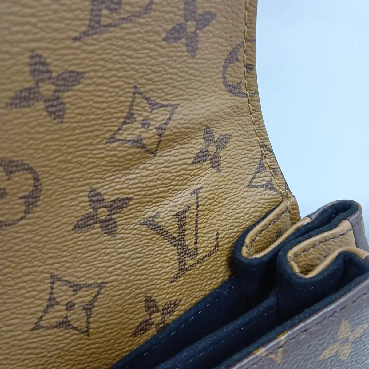 Monogram Reverse Pochette Métis MM M44876 Brown (RFID detected) — view 13
