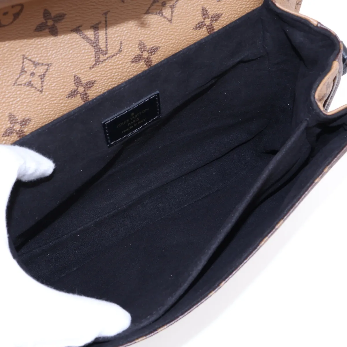 Monogram Reverse Pochette Métis MM M44876 Brown (RFID detected) — view 8