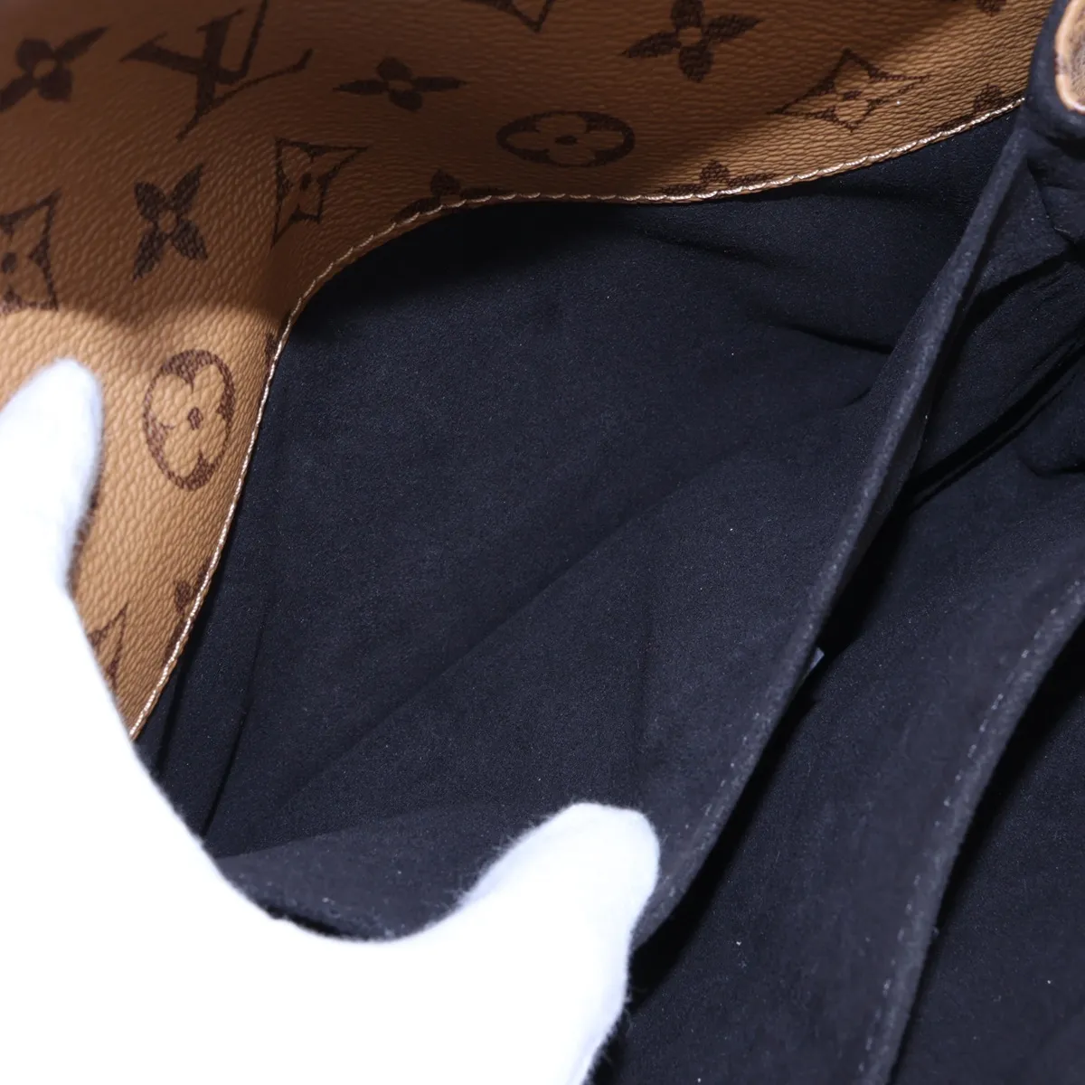 Monogram Reverse Pochette Métis MM M44876 Brown (RFID detected) — view 10