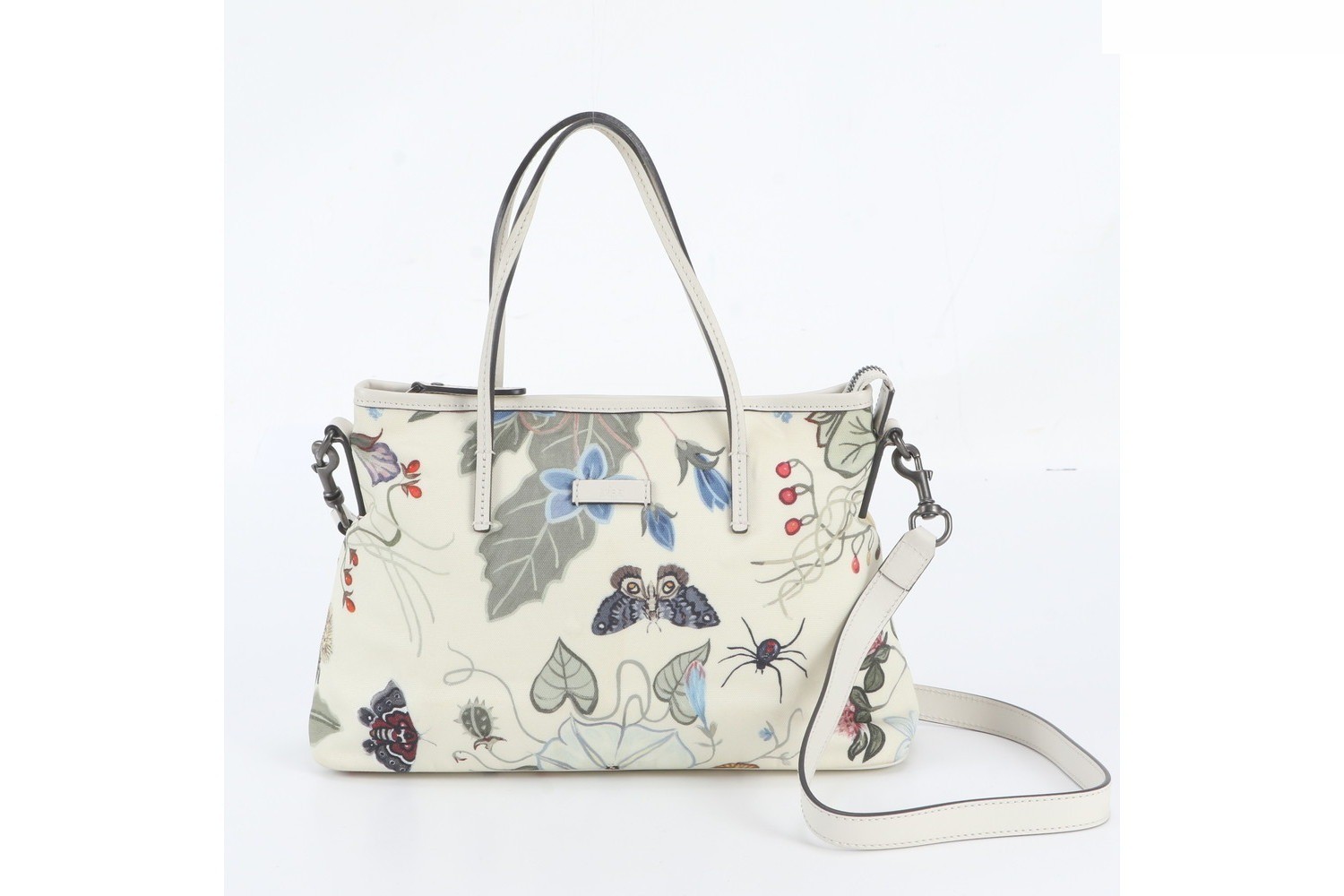 Flower pattern, 353440, leather, 2-way shoulder bag
