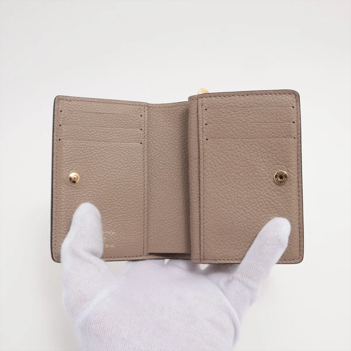 Bicolor Monogram Empreinte Portefeuille Claire M82370 Tourtrail Compact Wallet RFID Reactive — view 3
