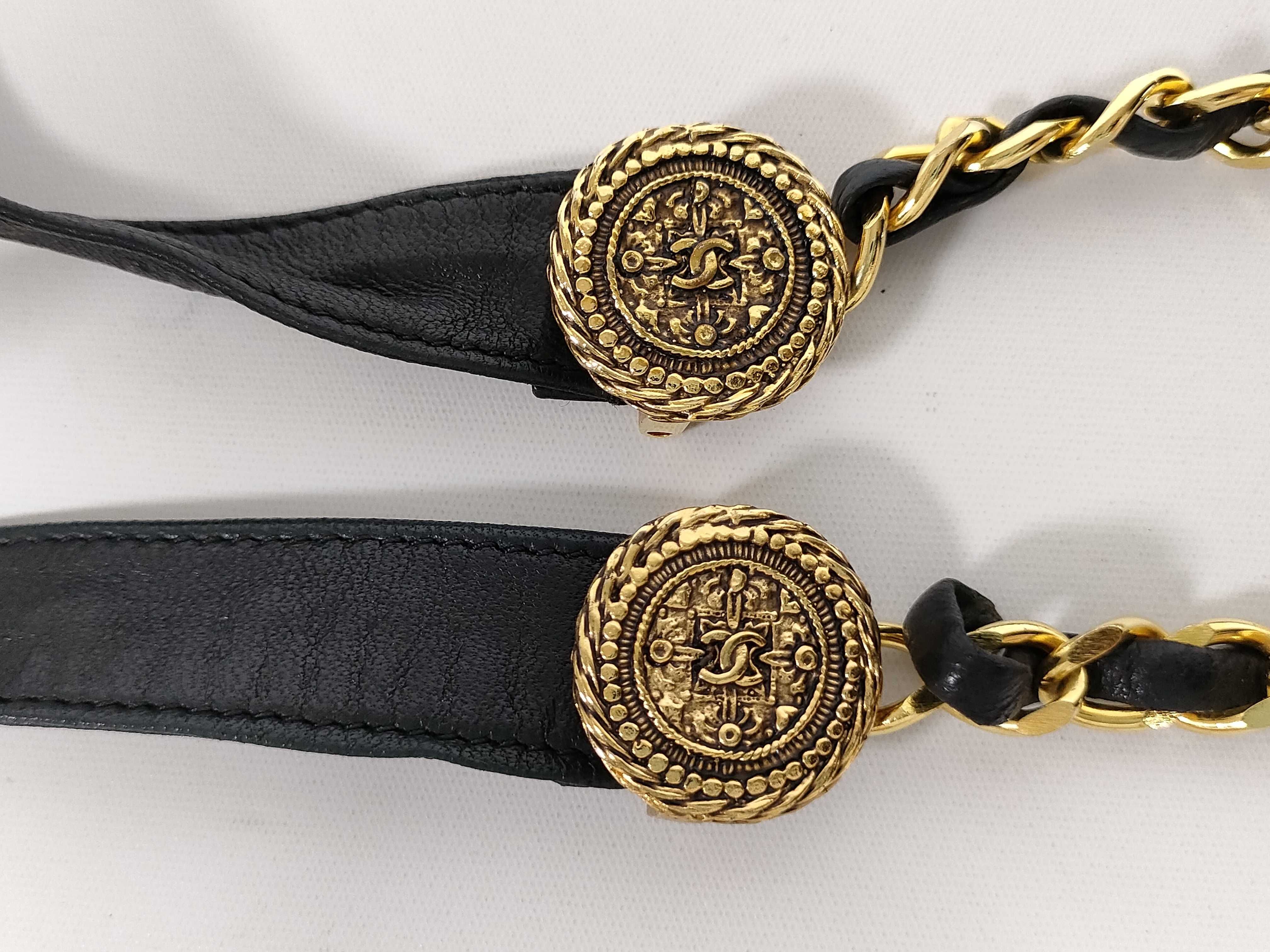 Coco Mark Chain Belt — view 3