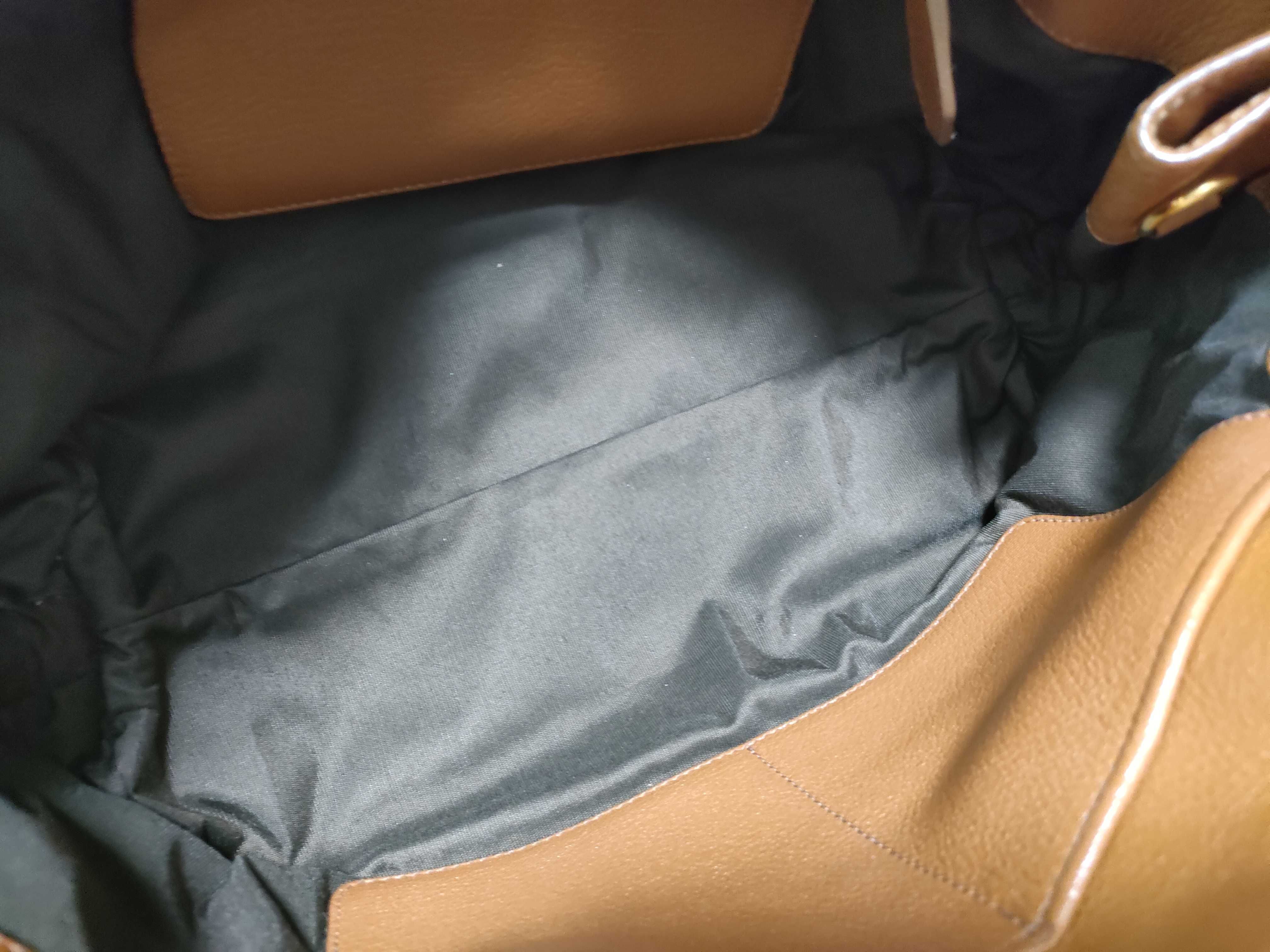 2-way handbag, Madras brown handbag — view 13