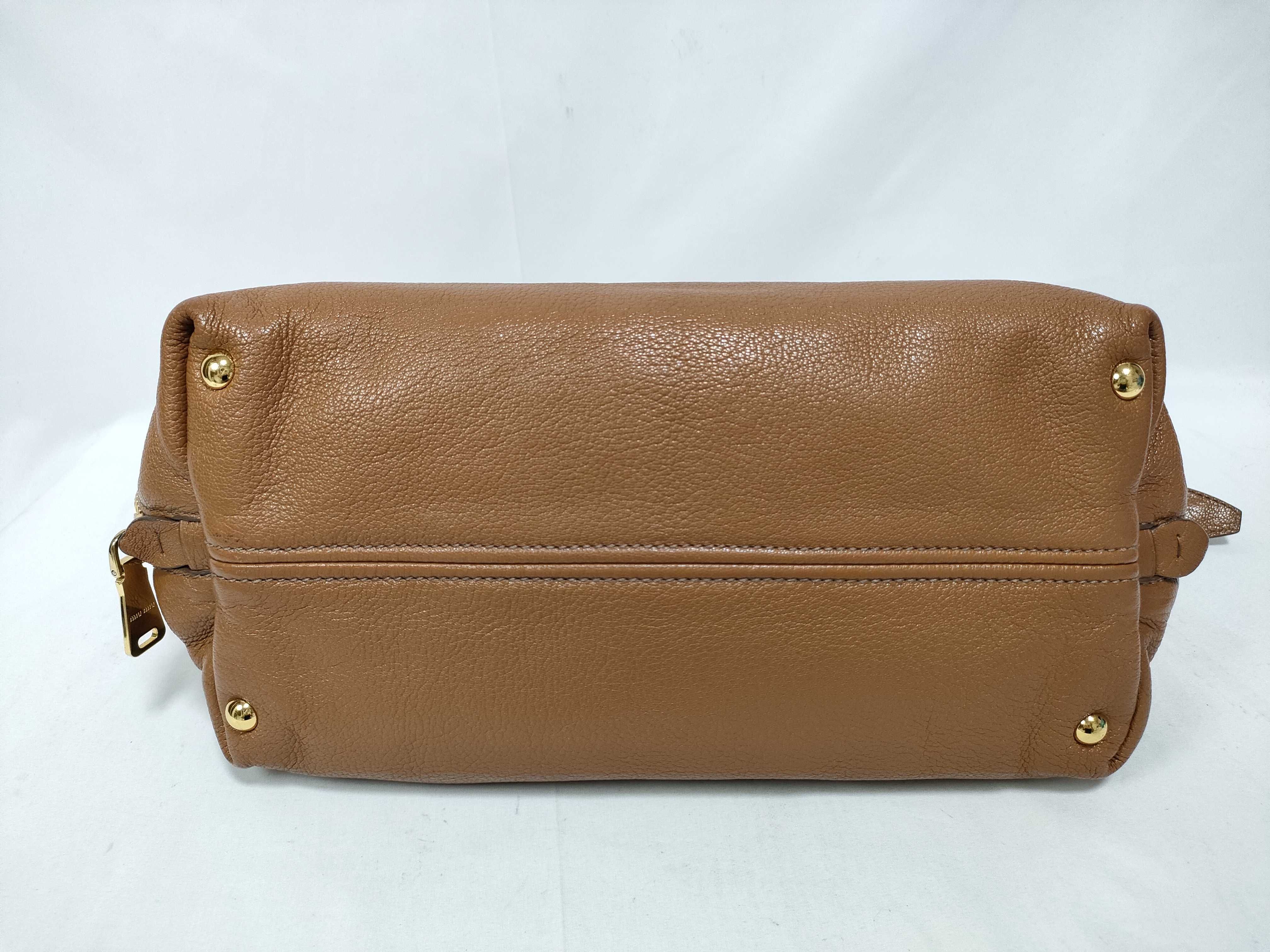 2-way handbag, Madras brown handbag — view 3