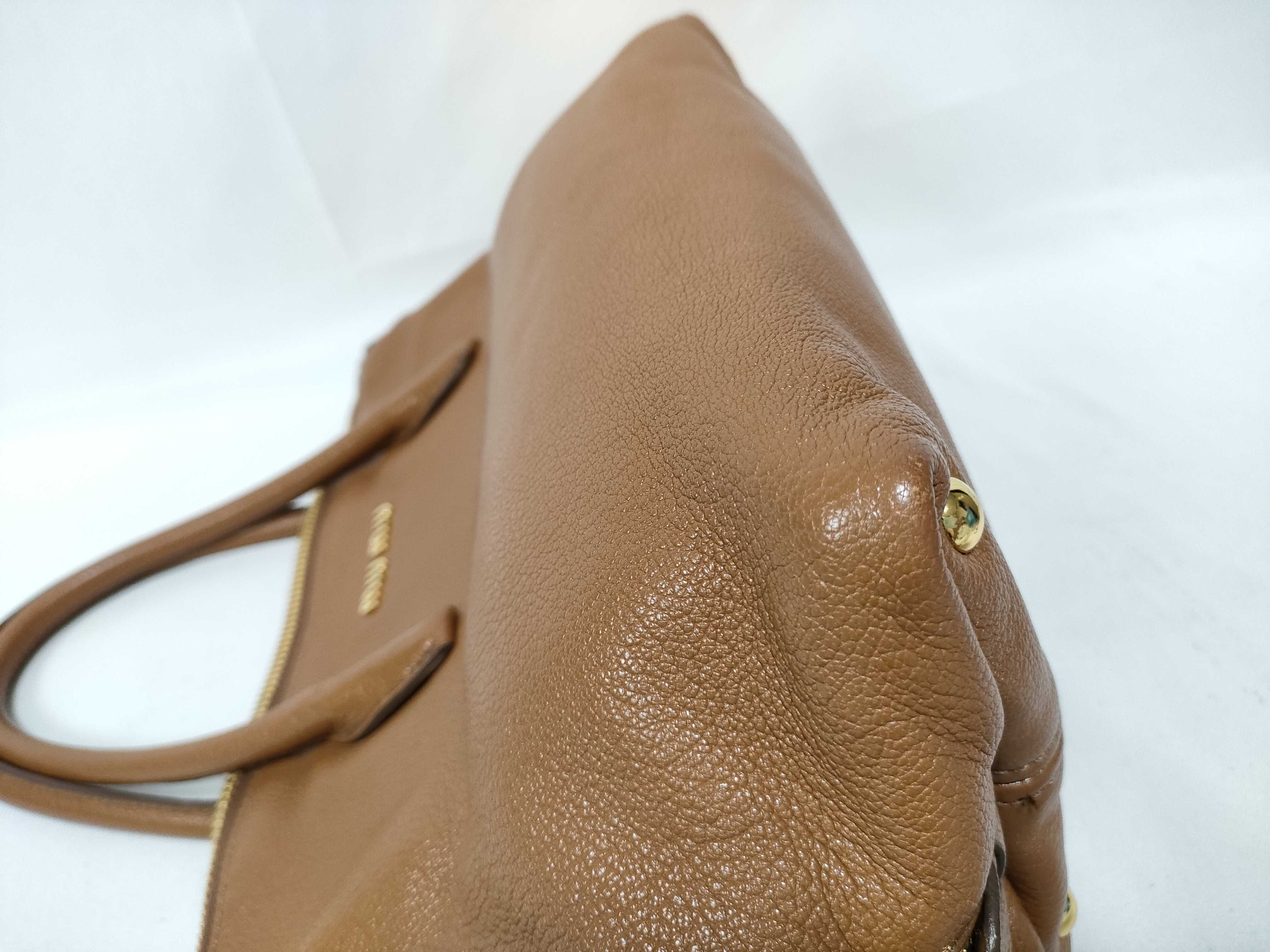 2-way handbag, Madras brown handbag — view 6