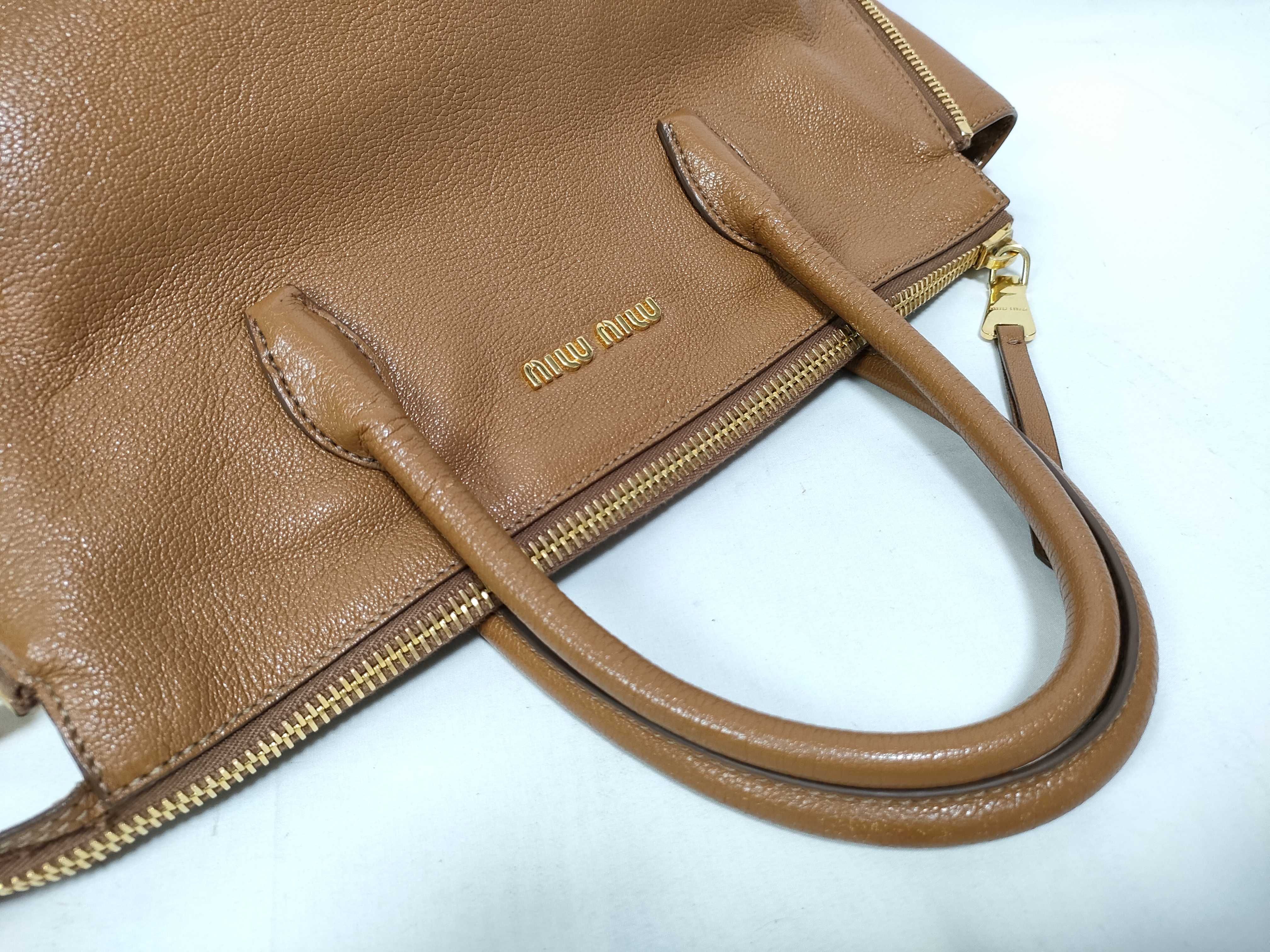 2-way handbag, Madras brown handbag — view 10