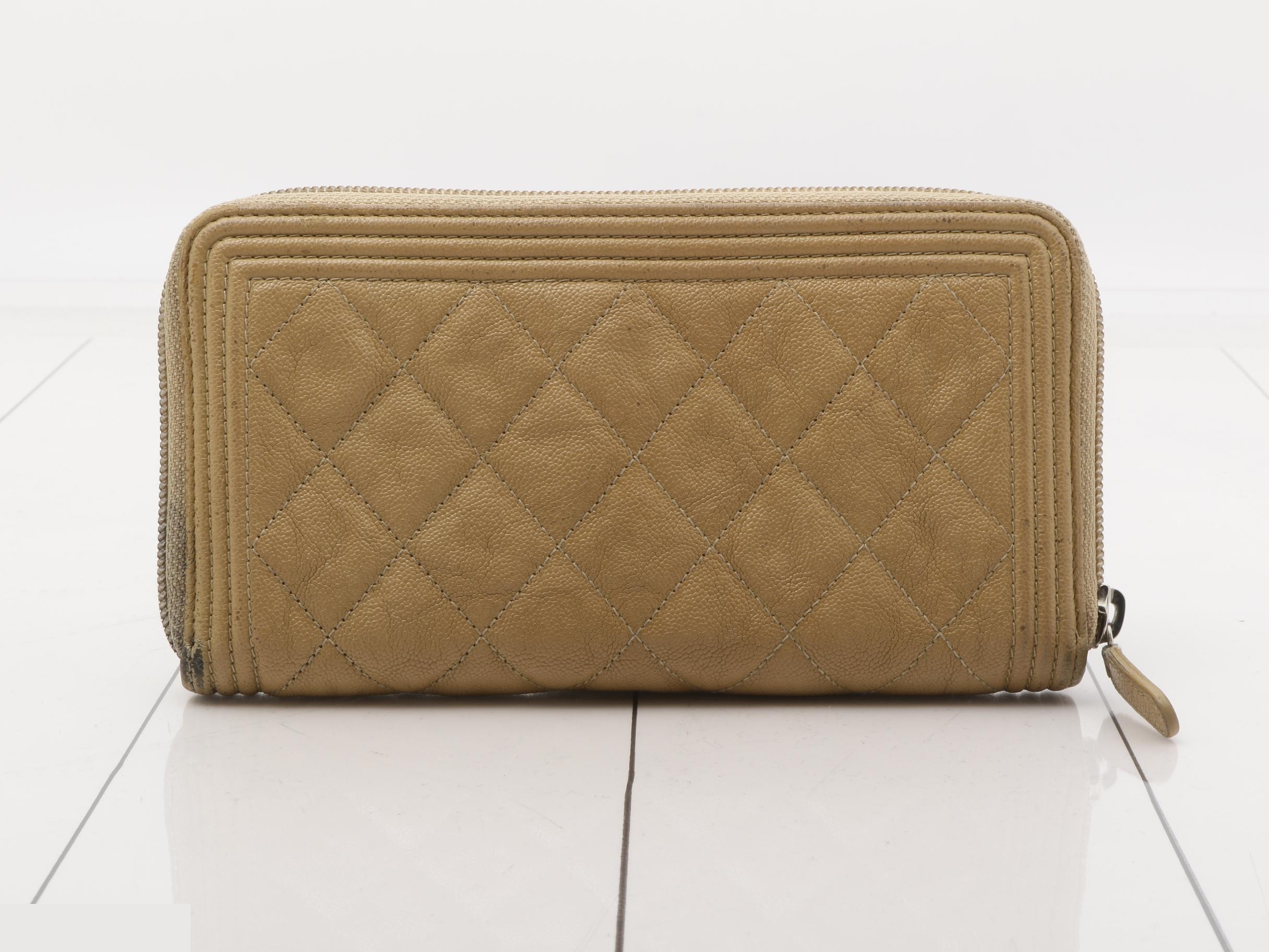 Boy Chanel Round Zip Long Wallet — view 2