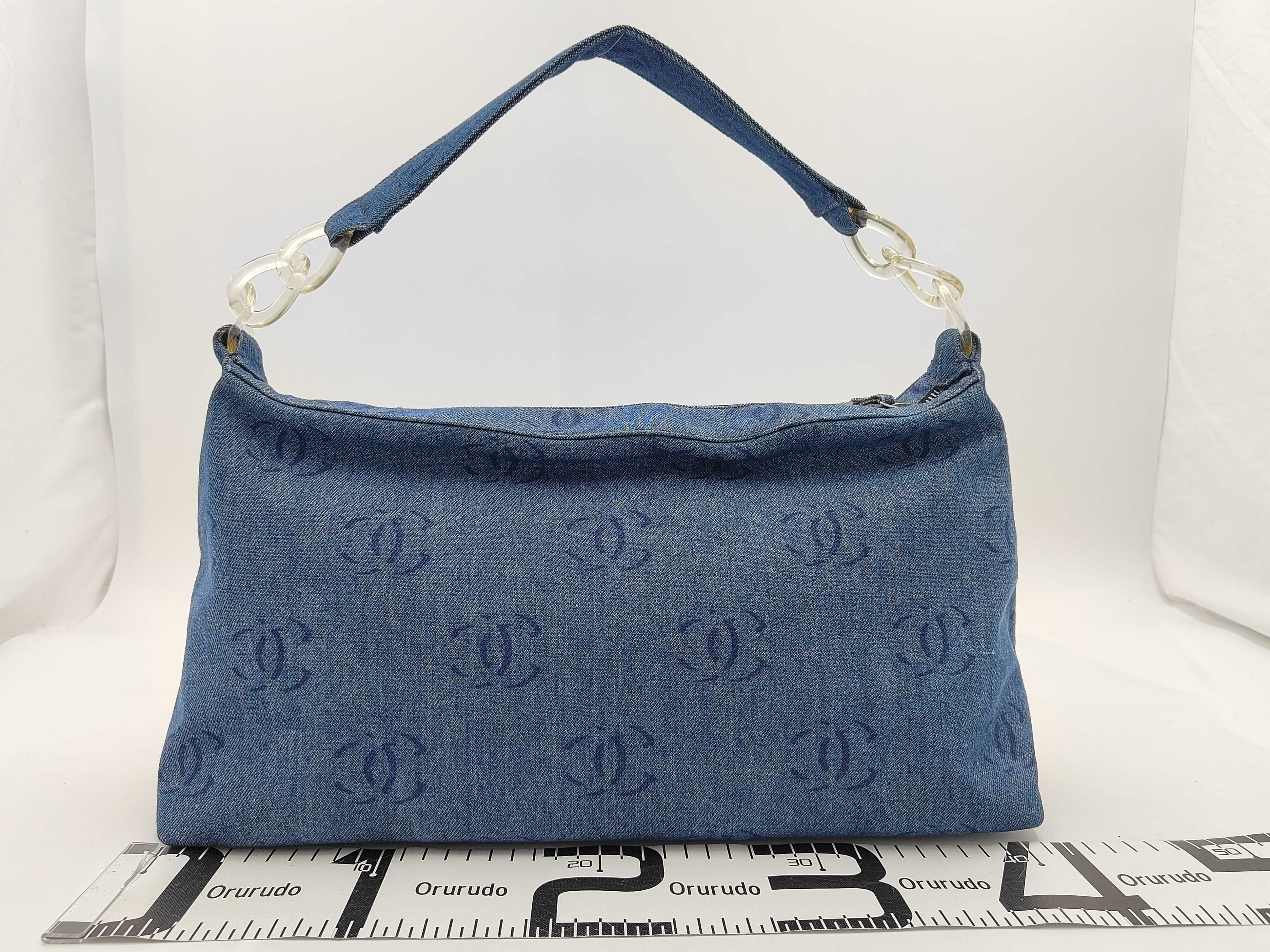 denim shoulder bag — view 2