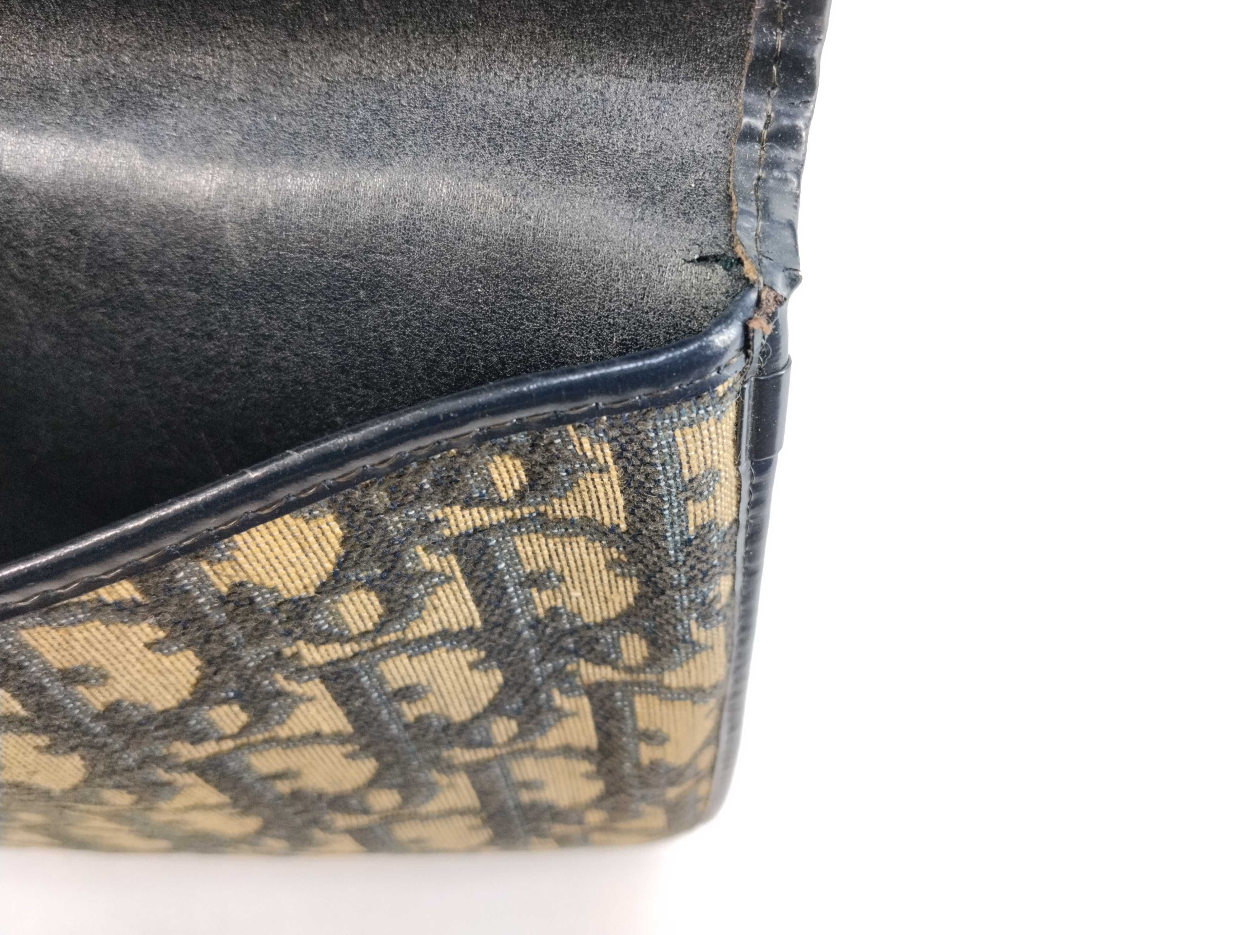 Trotter Christian Dior Trotter Second Bag Beige Black Second Bag — view 8
