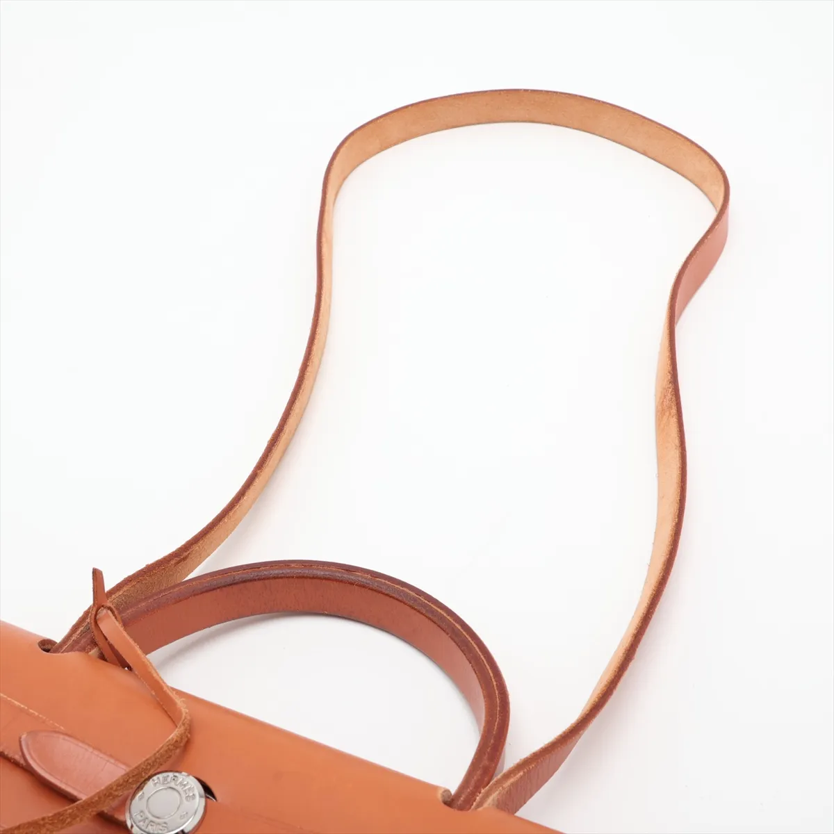 Herbag PM Toile H x Vache Hunter Beige Silver Hardware E: 2001 — view 7
