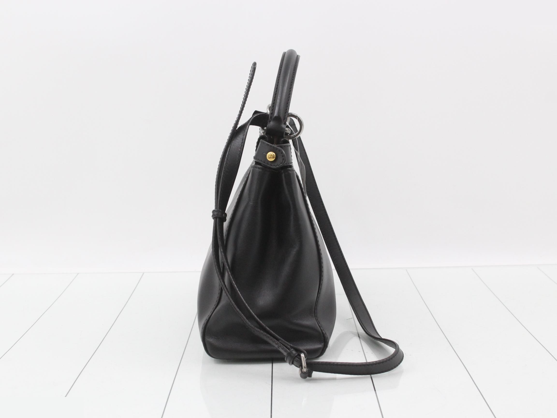 Peekaboo I See You Medium Leather 2-Way Shoulder/Handbag — view 4