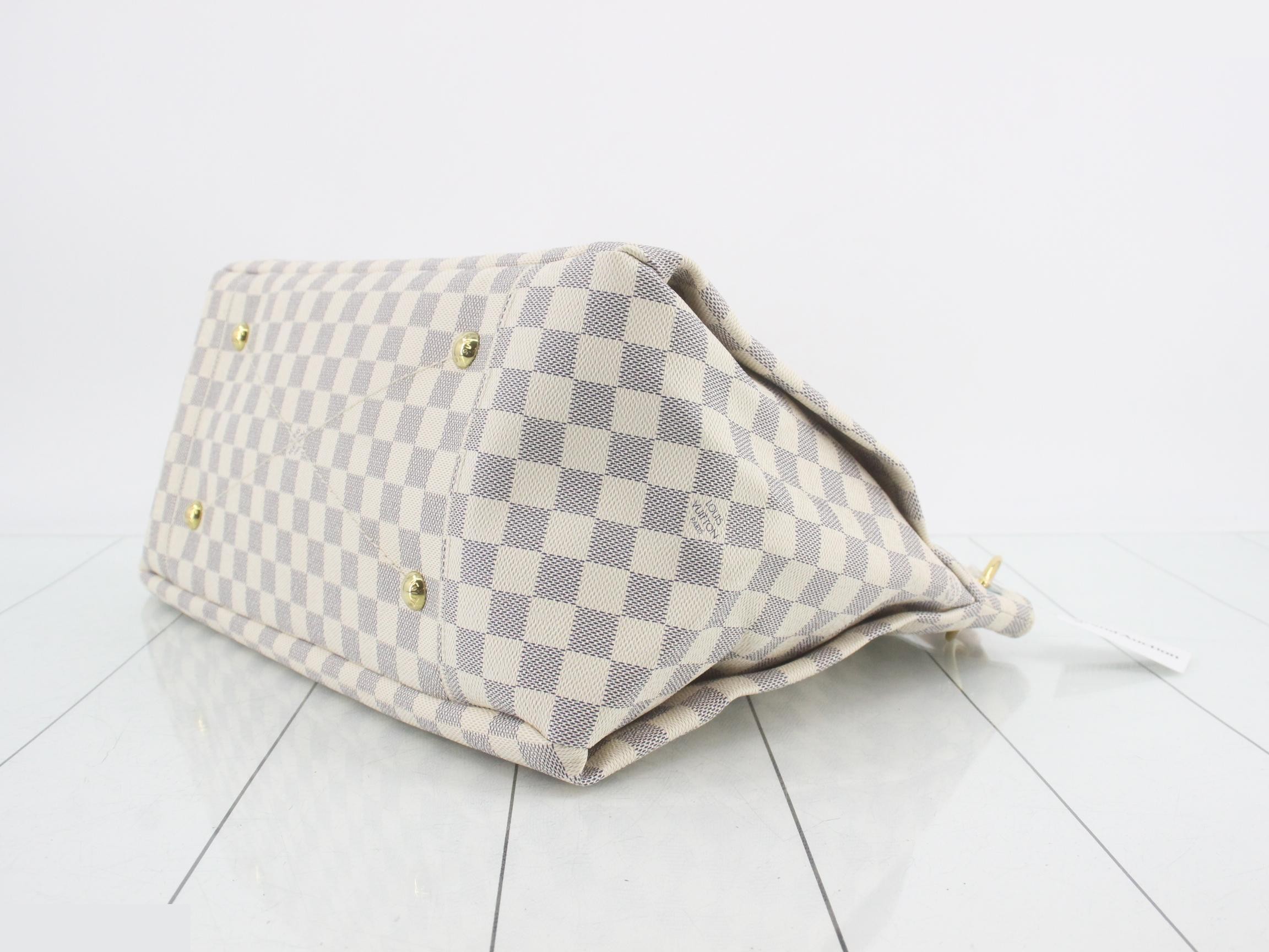 Damier Azur Artsy MM Shoulder Bag — view 6
