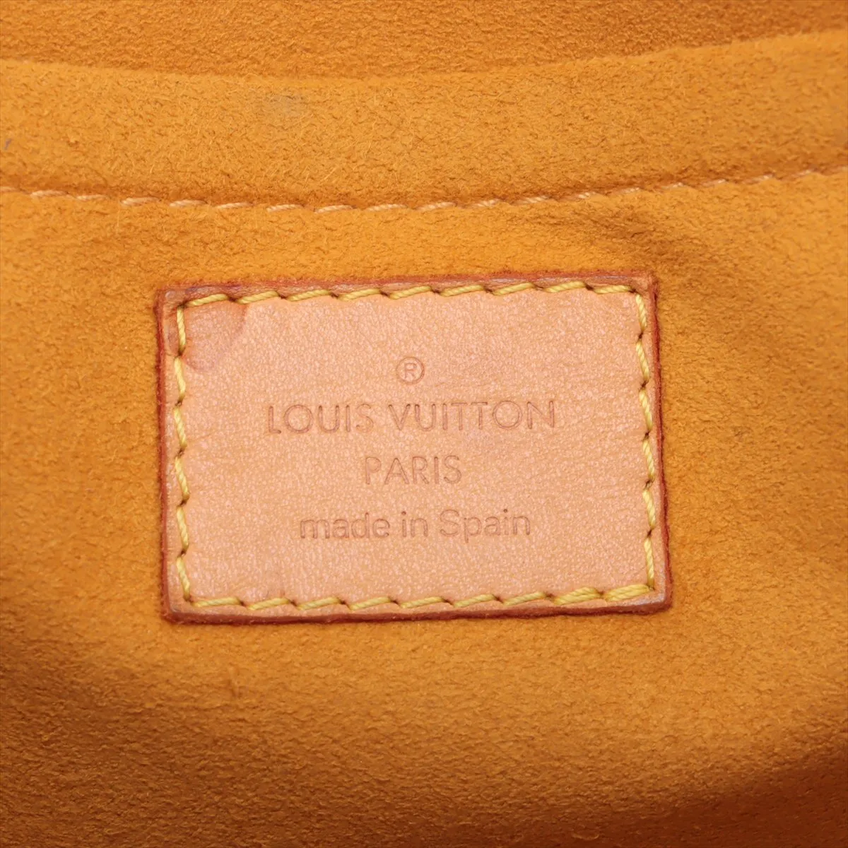 Monogram Denim Mini Pretty M95050 CA1015 Blue x Brown External Tanned Leather — view 9