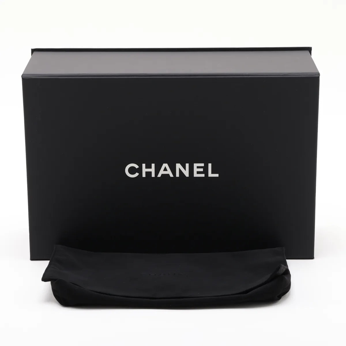 Matelassé Lambskin Vanity Bag, Black with Gold Hardware, A3C2U6X9, Random Serial Number — view 8
