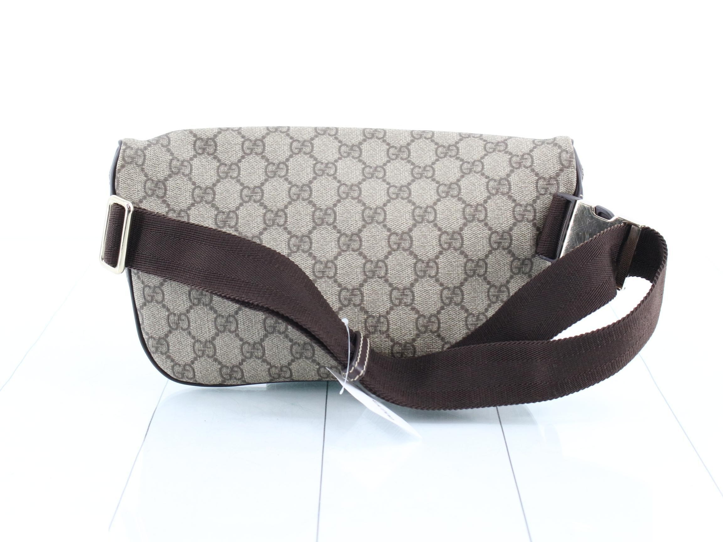 GG Plus Waist Bag, Brown, 28 x 18 x 2 cm — view 2