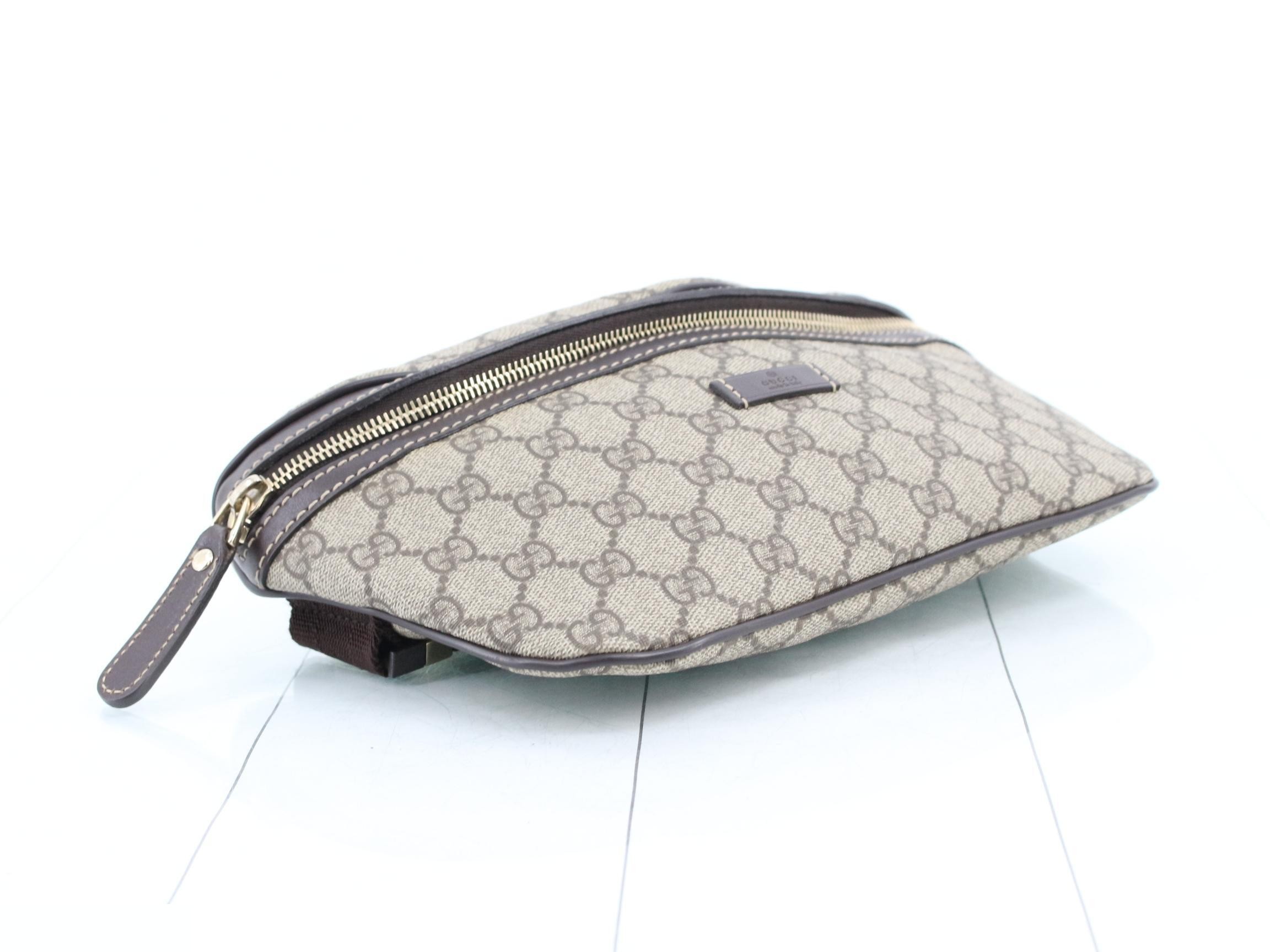 GG Plus Waist Bag, Brown, 28 x 18 x 2 cm — view 5