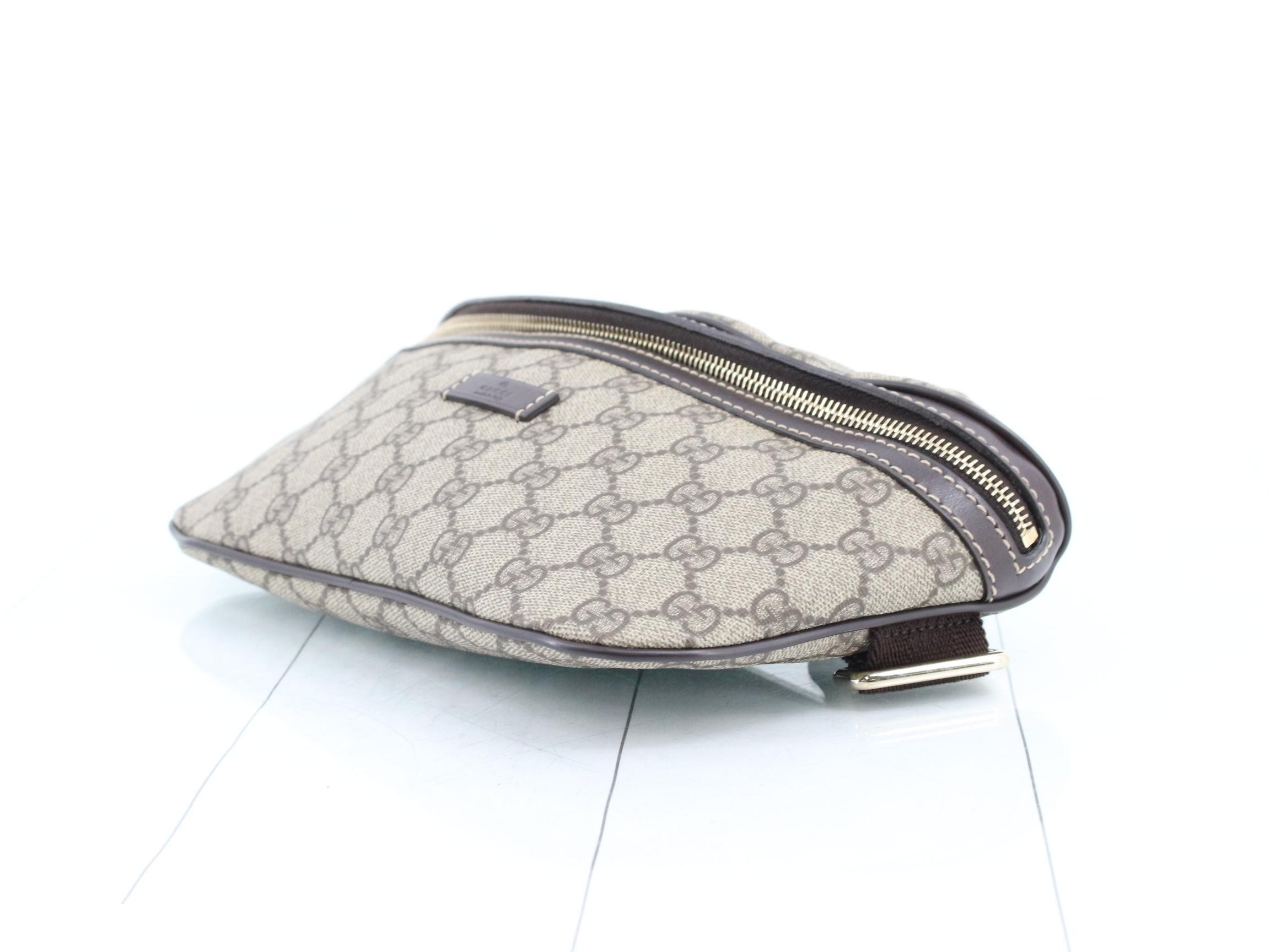 GG Plus Waist Bag, Brown, 28 x 18 x 2 cm — view 6