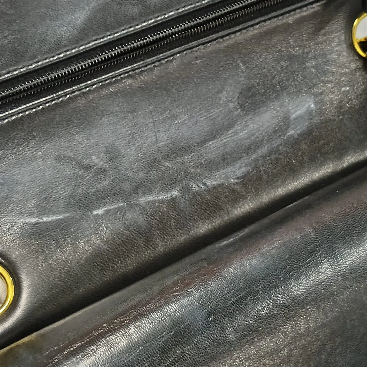 Matelassé 25 Lambskin Chain Shoulder Bag, Black with Gold Hardware, 2285290, Series 2, A01112 — view 13