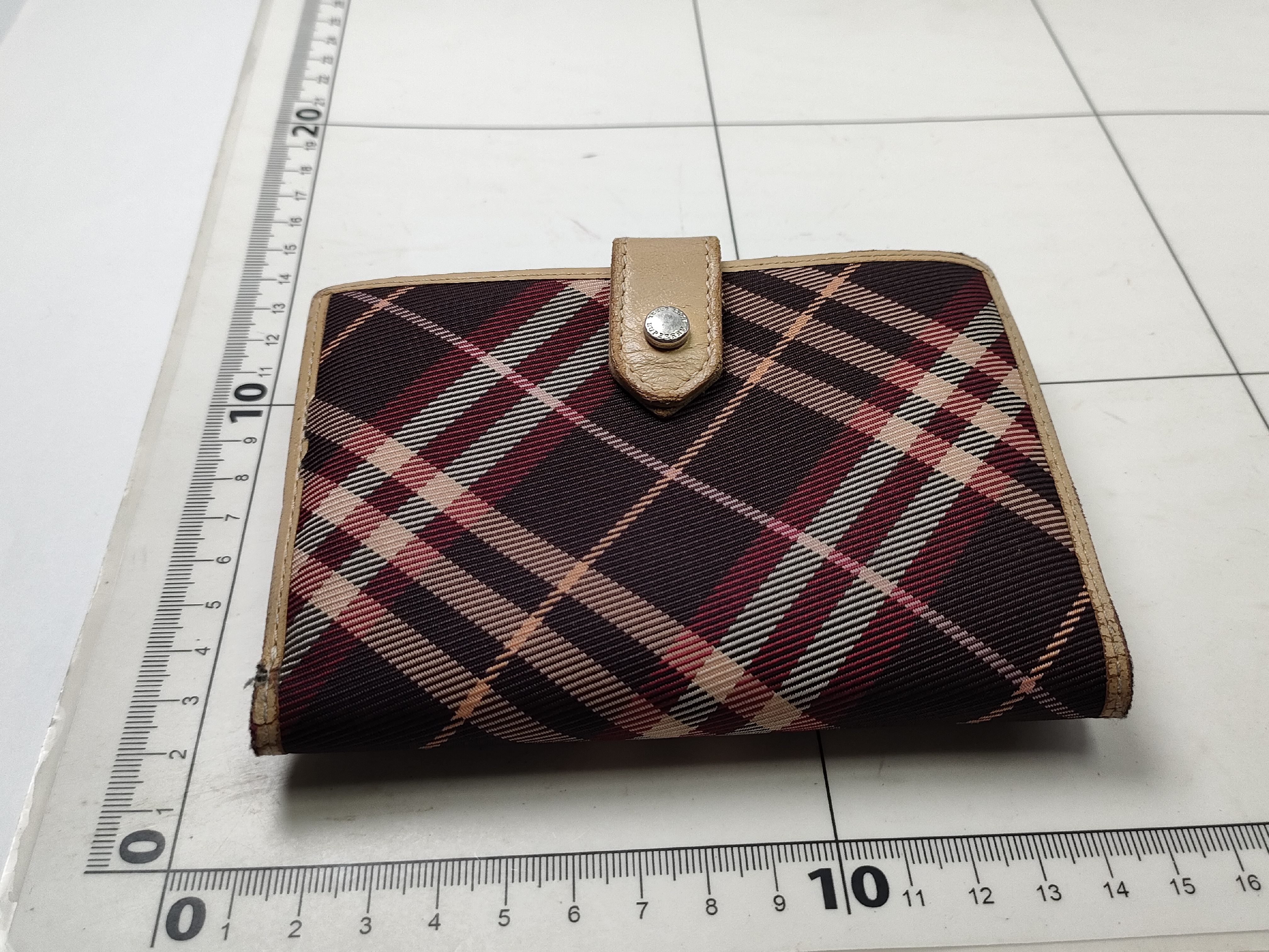 Checkered Compact Wallet — view 2