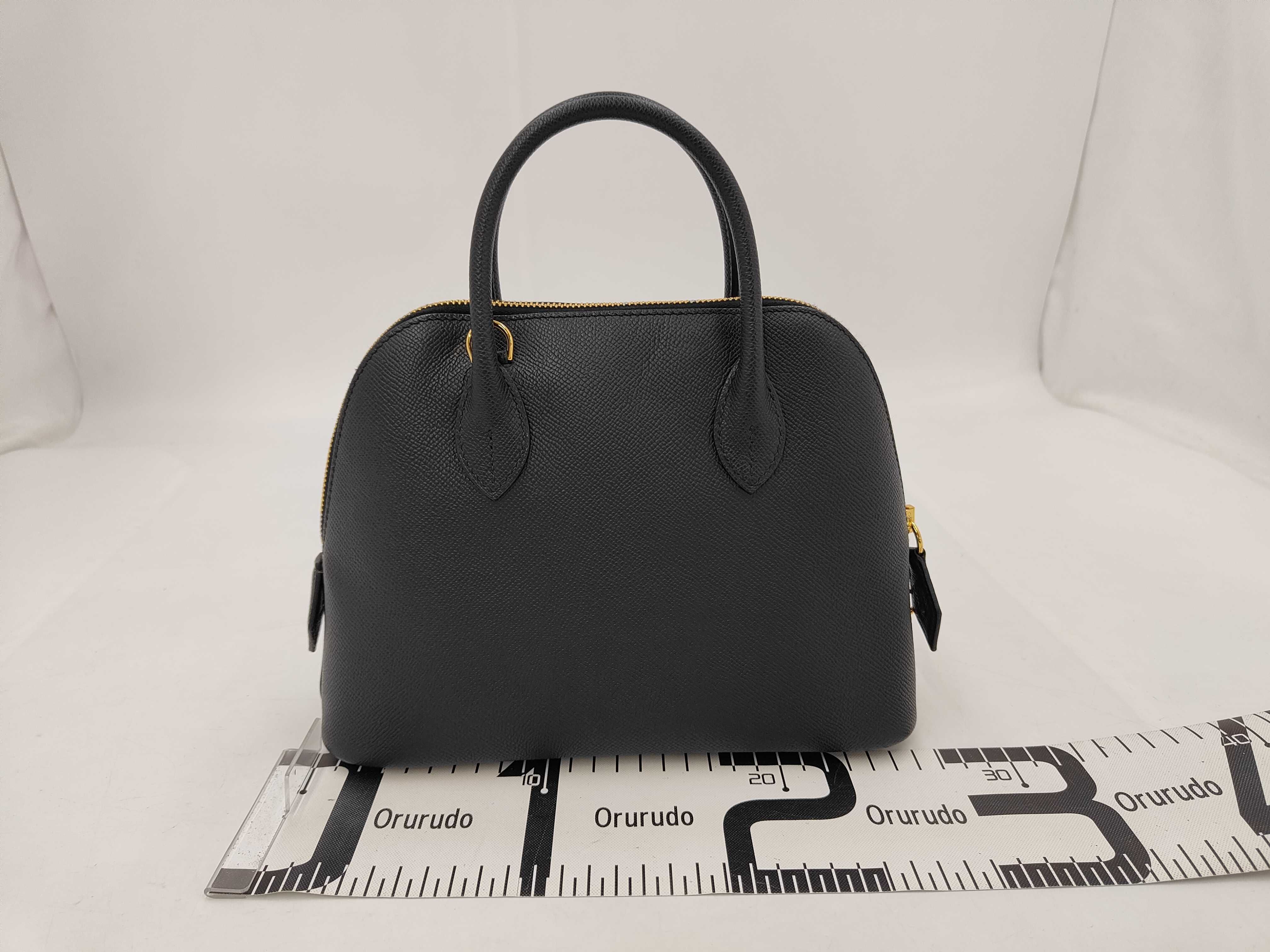 Bolide 1923 25 Veau Epsom Black K Stamp Handbag — view 2