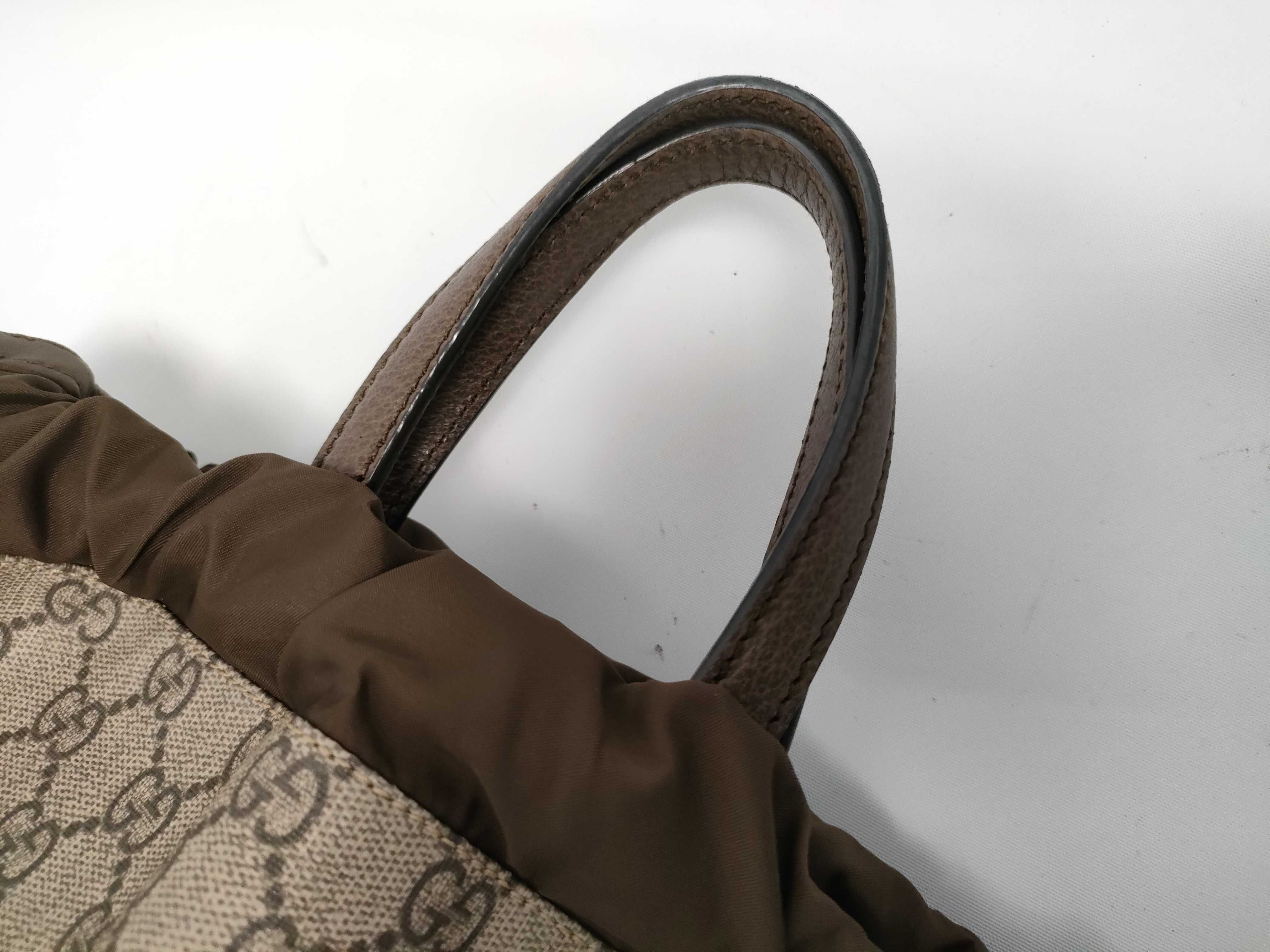 GG Supreme PVC x Leather Backpack — view 3