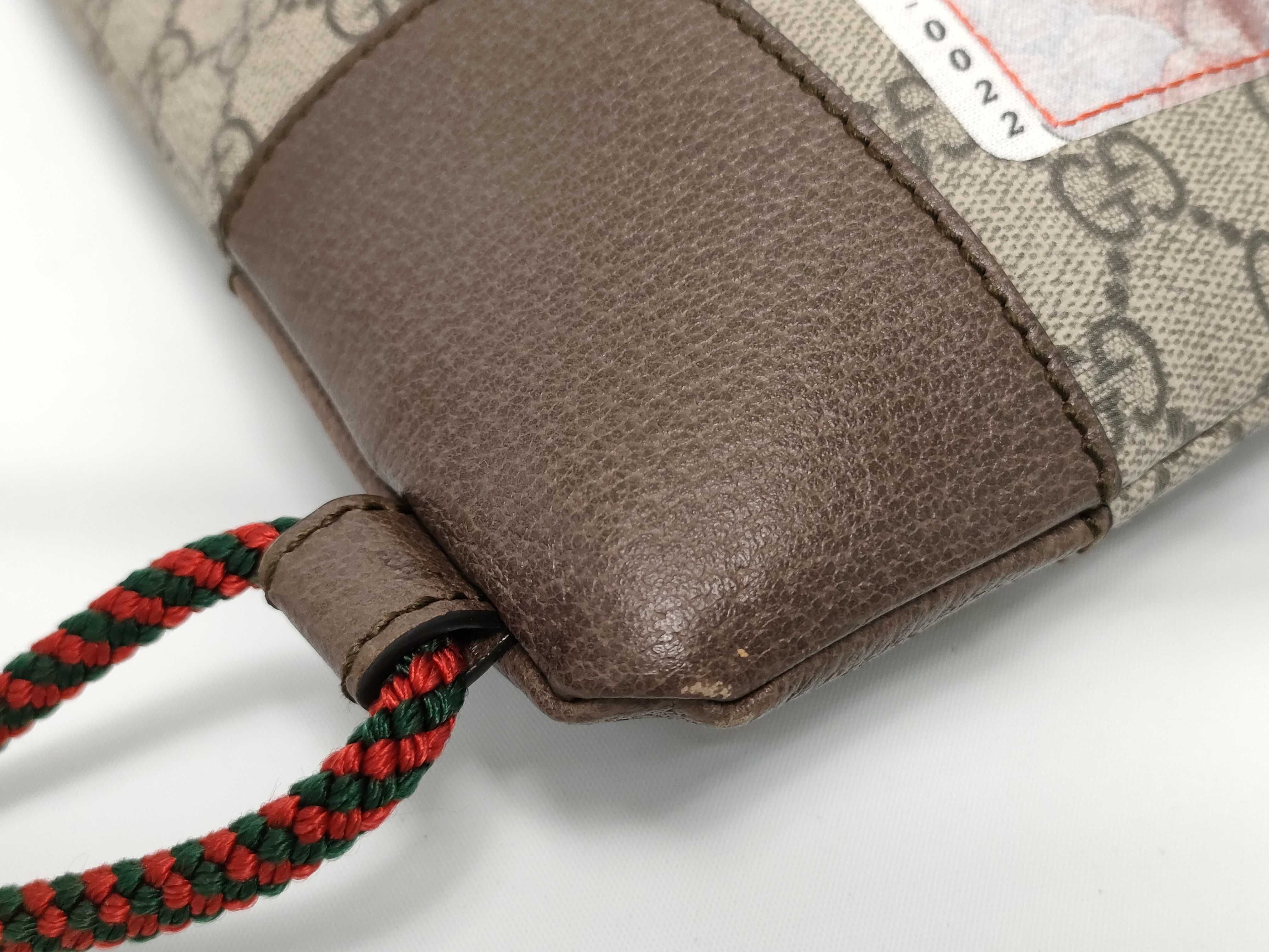GG Supreme PVC x Leather Backpack — view 9
