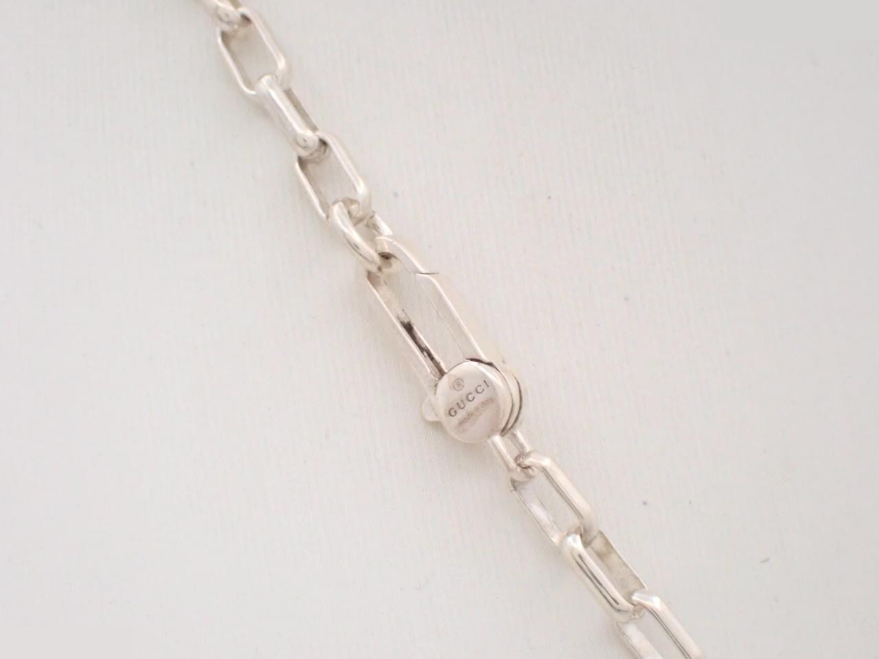necklace, 925 sterling silver, 23.0g, Interlocking G — view 2