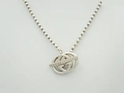 Interlocking Necklace, 925 sterling silver, 19.6g