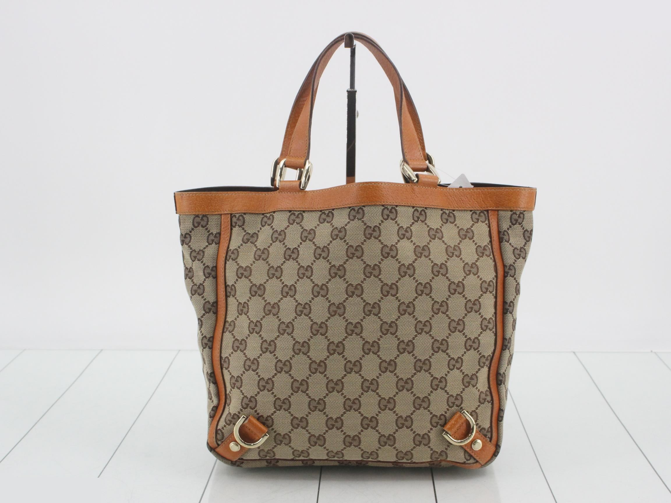 130739 Abbey GG Canvas Handbag — view 2