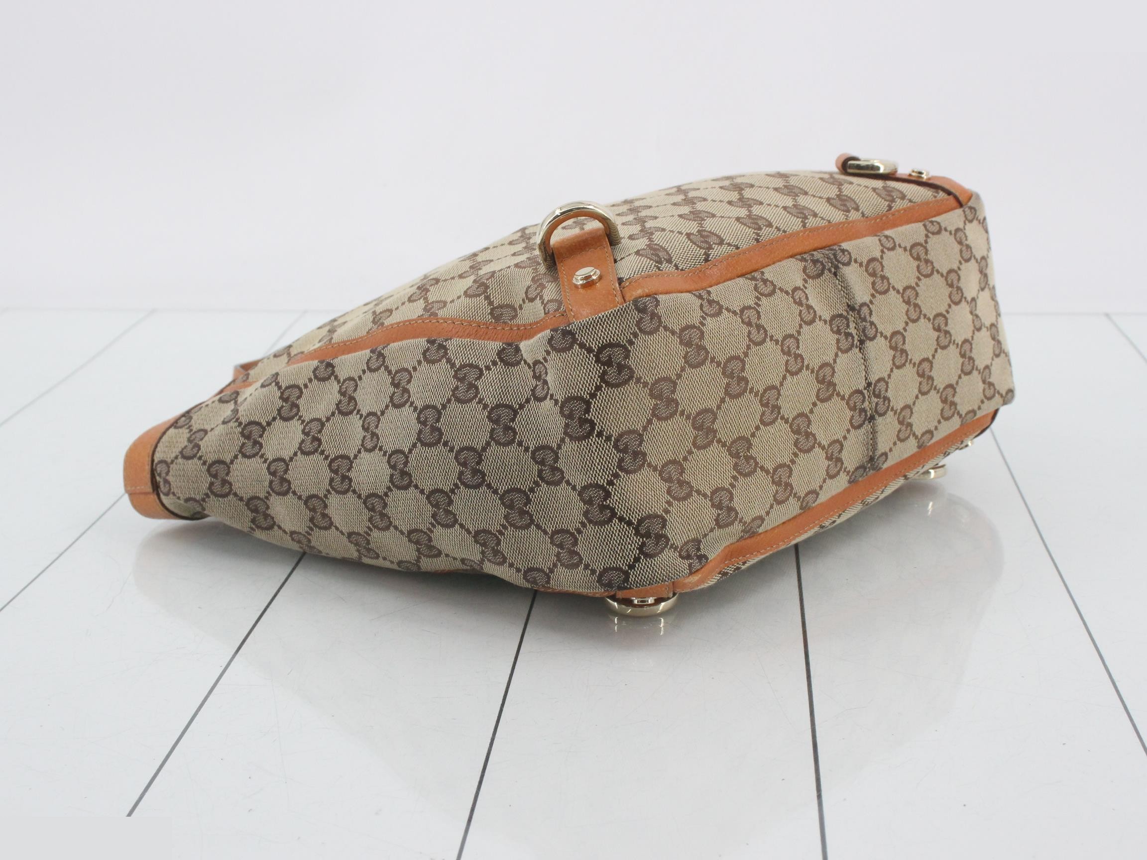 130739 Abbey GG Canvas Handbag — view 5