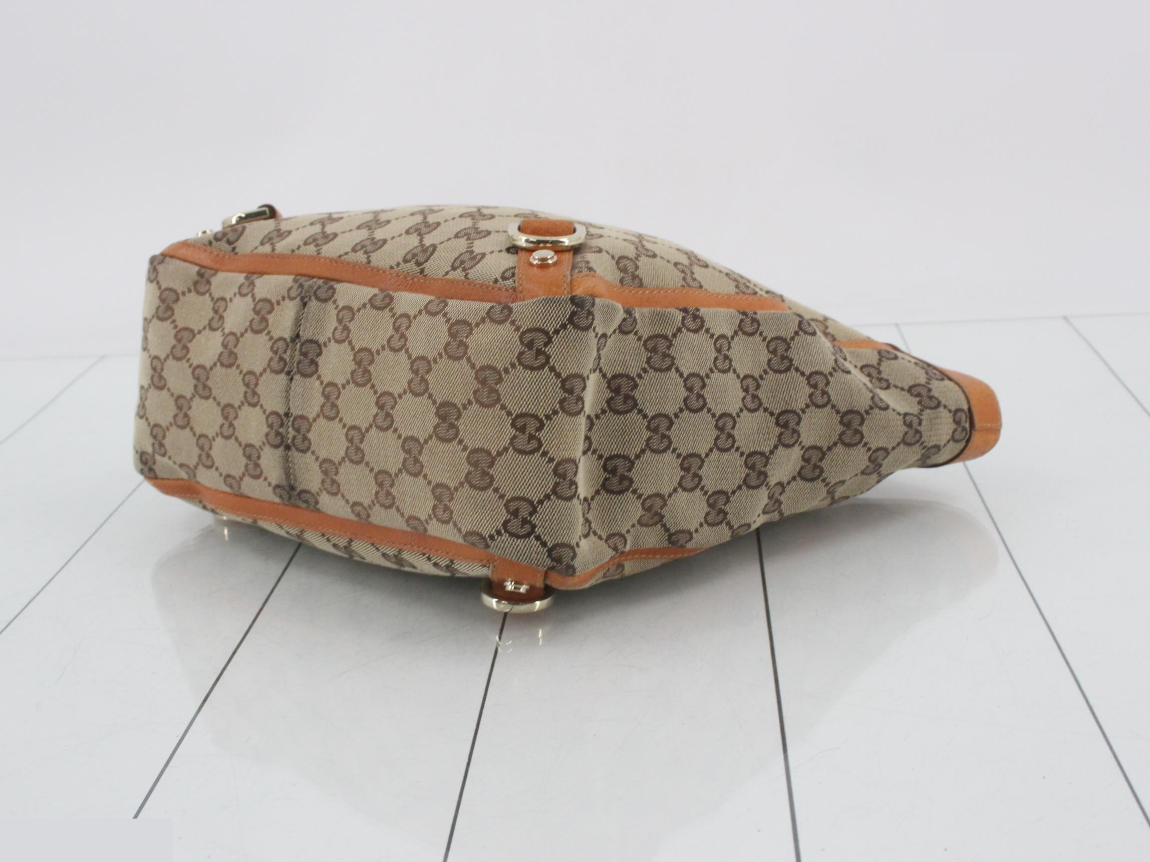 130739 Abbey GG Canvas Handbag — view 6