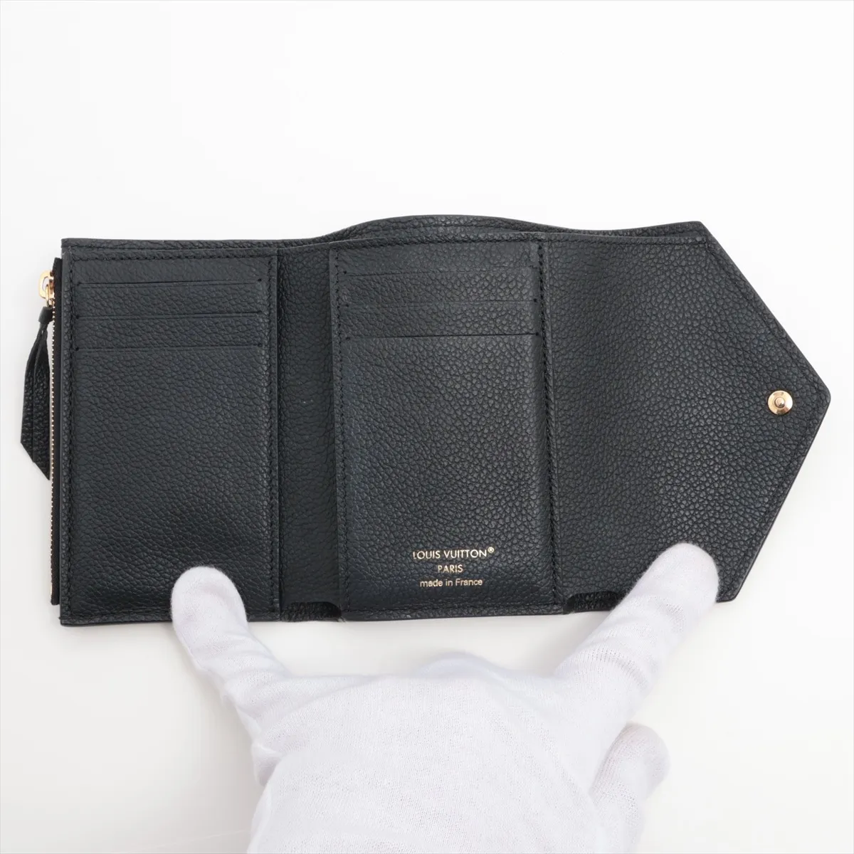 Empreinte Portefeuille Victorine M64060 Noir Compact Wallet (RFID detected) — view 4