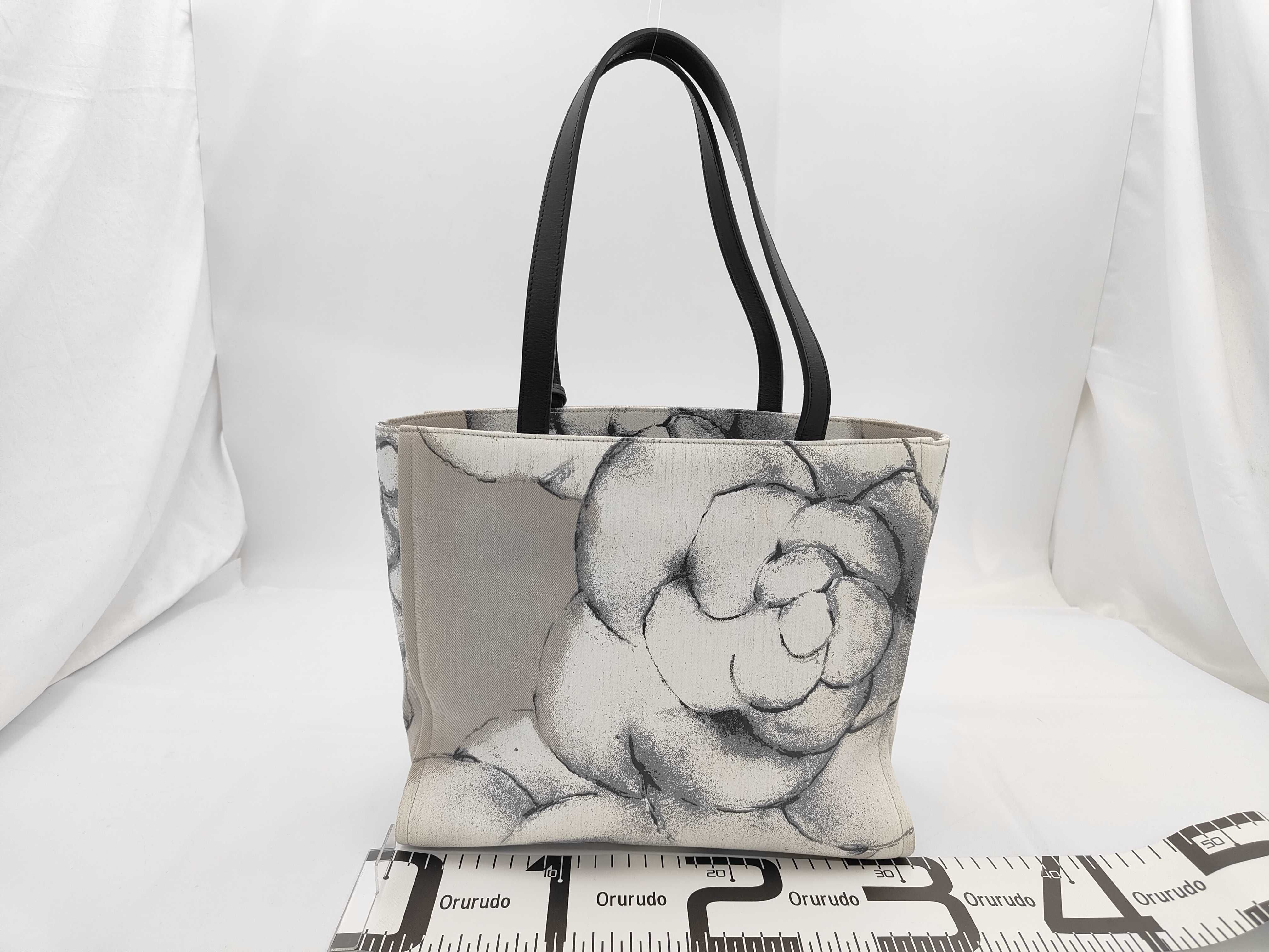 Camellia Print Canvas Tote Bag — view 2