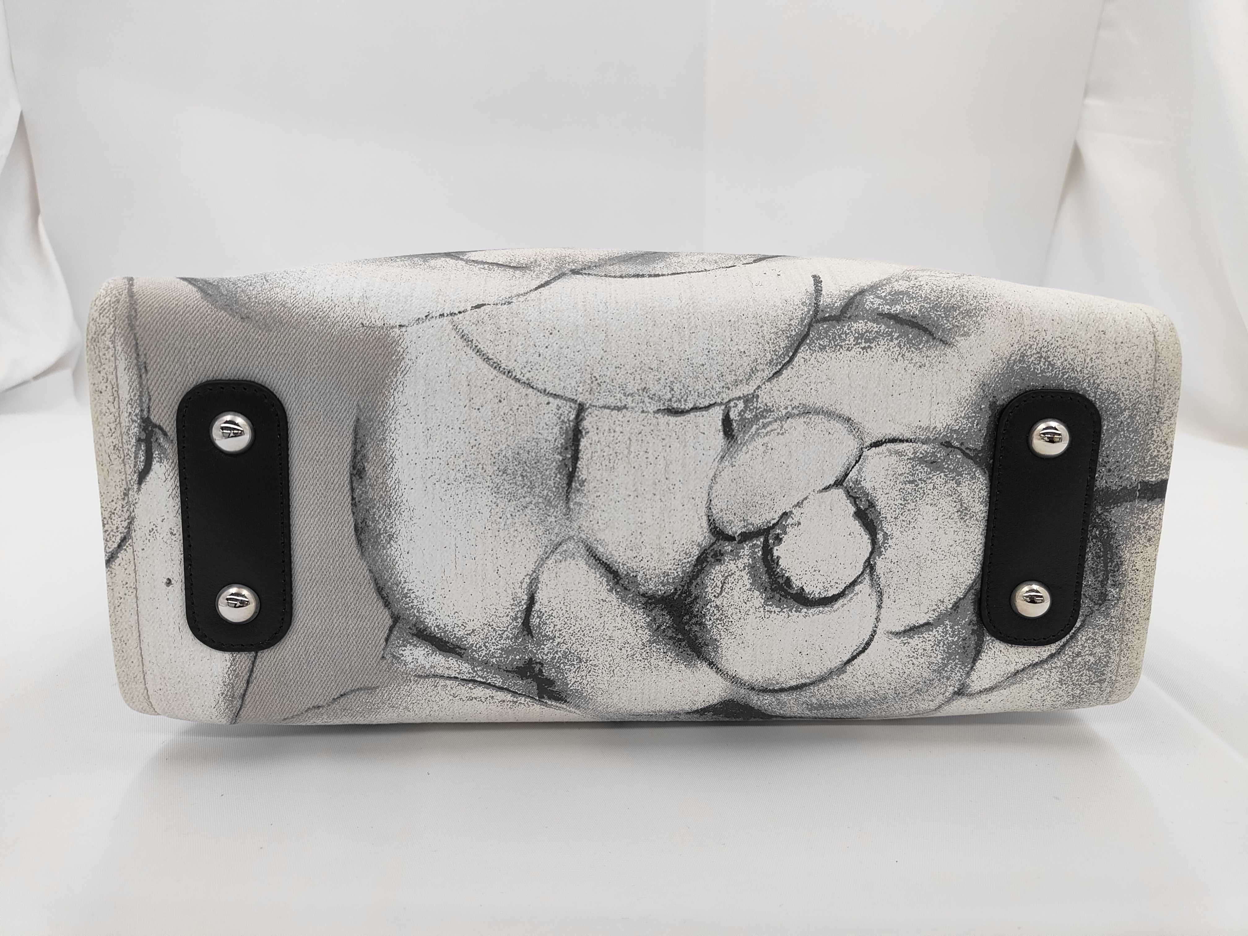Camellia Print Canvas Tote Bag — view 4