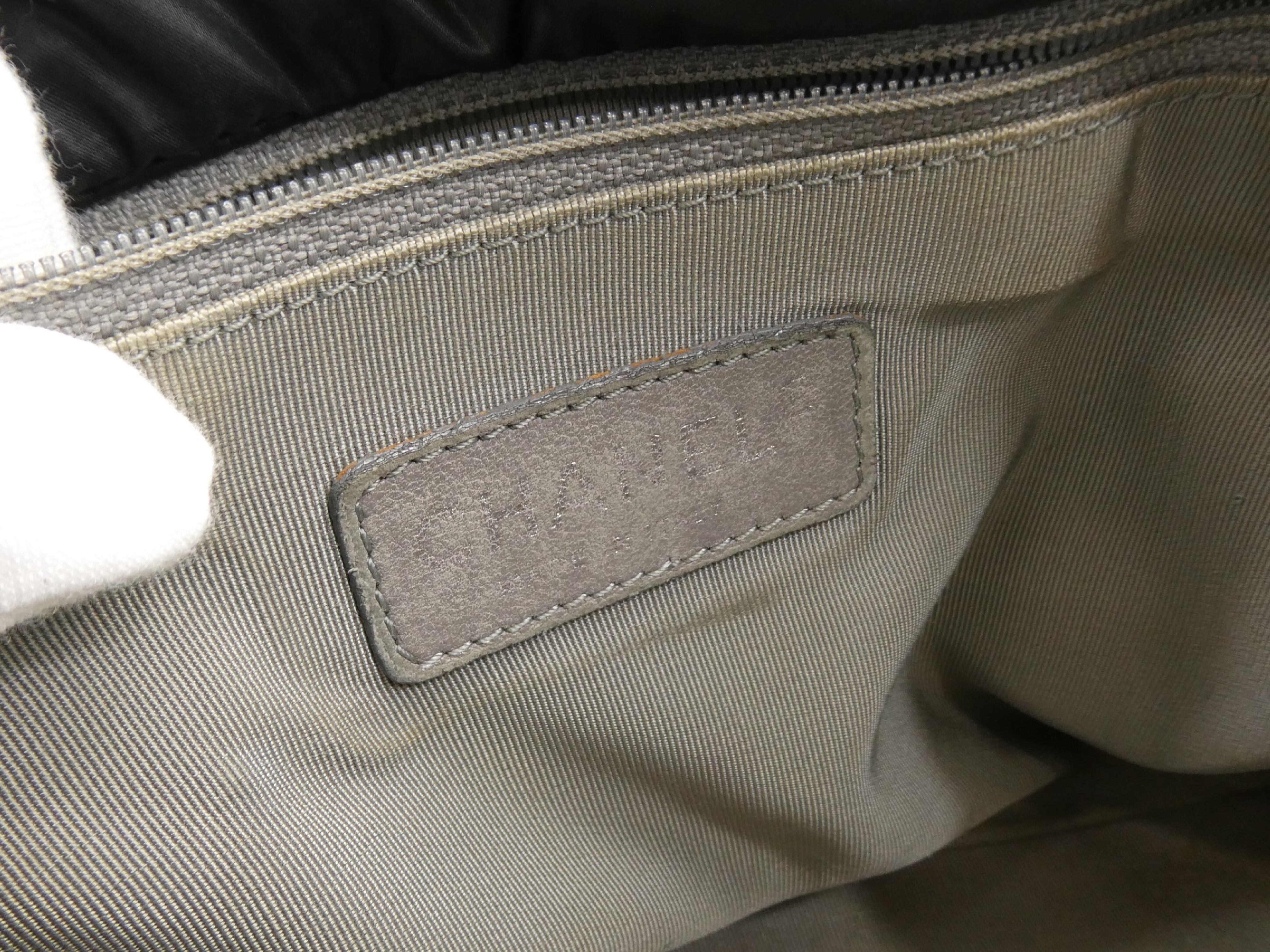 Bubble Quilted Coco Mark Turnlock Nylon Chain Shoulder Bag — view 8