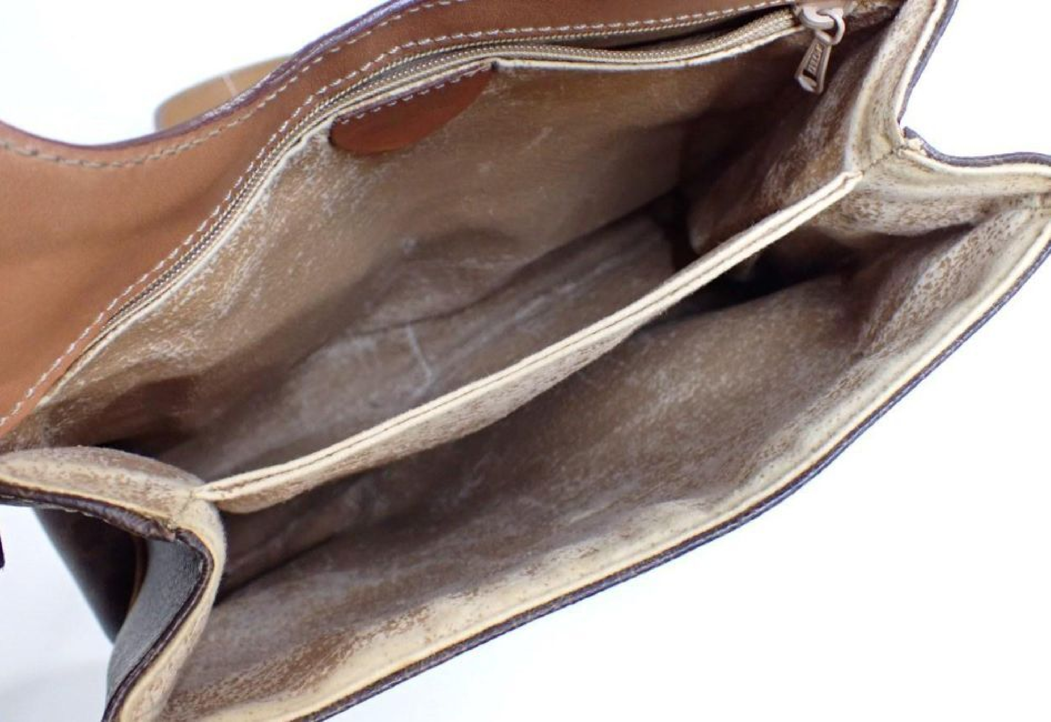 Leather Brown Shoulder Bag — view 7