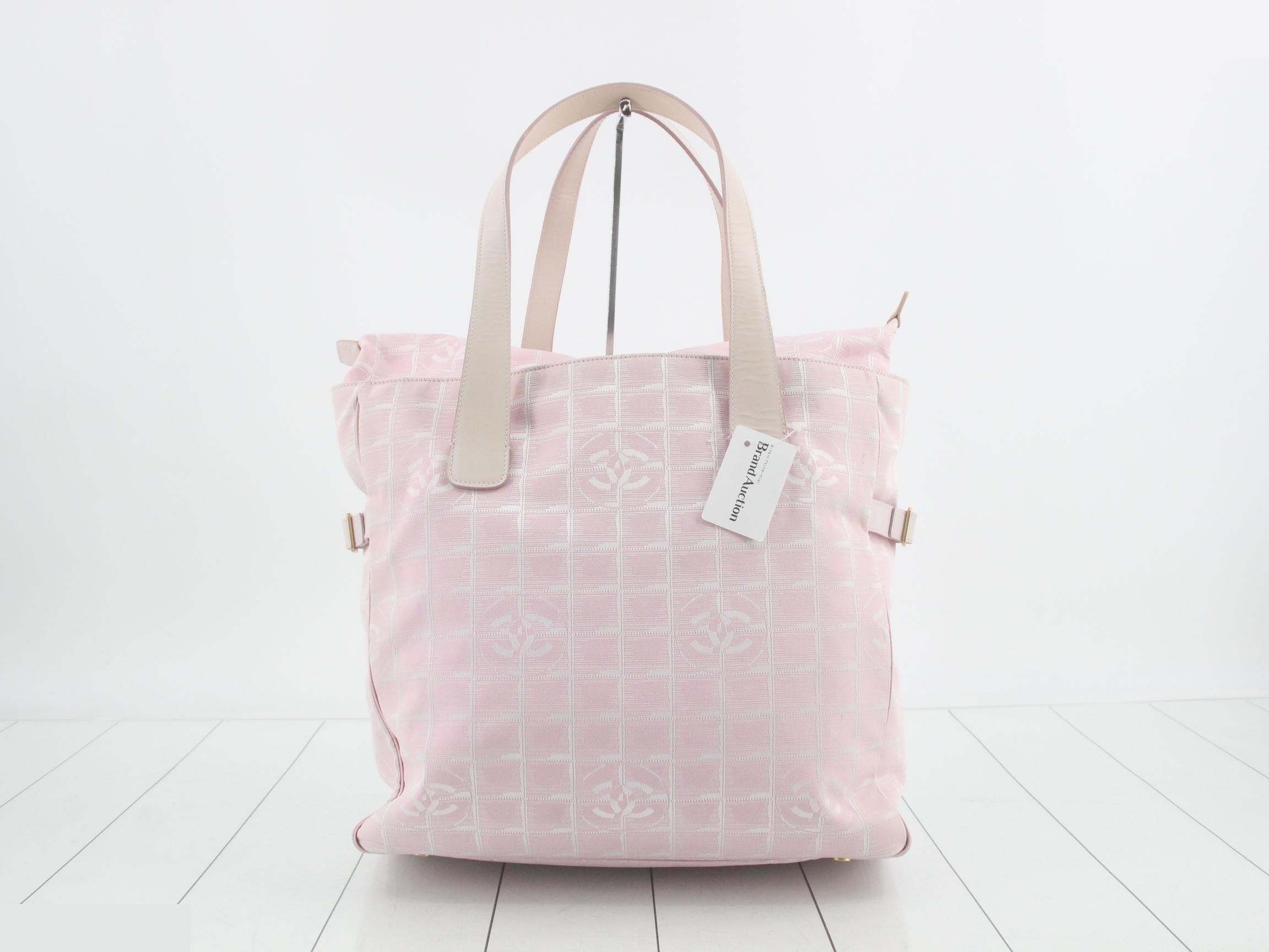 New Travel Line Tote Bag, Pink — view 2