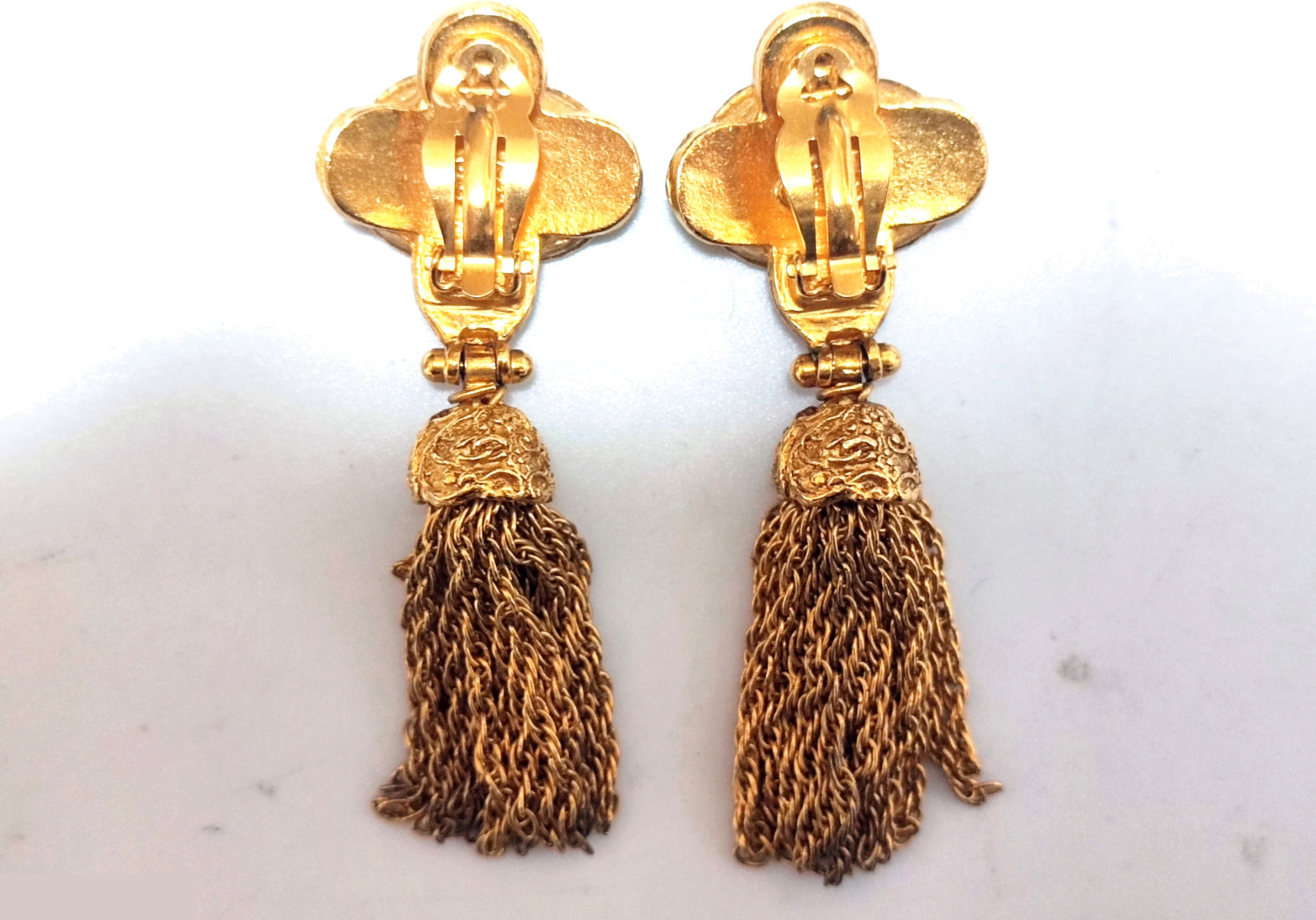 Cocomark Cross Fringe Swing Earrings 94A — view 4