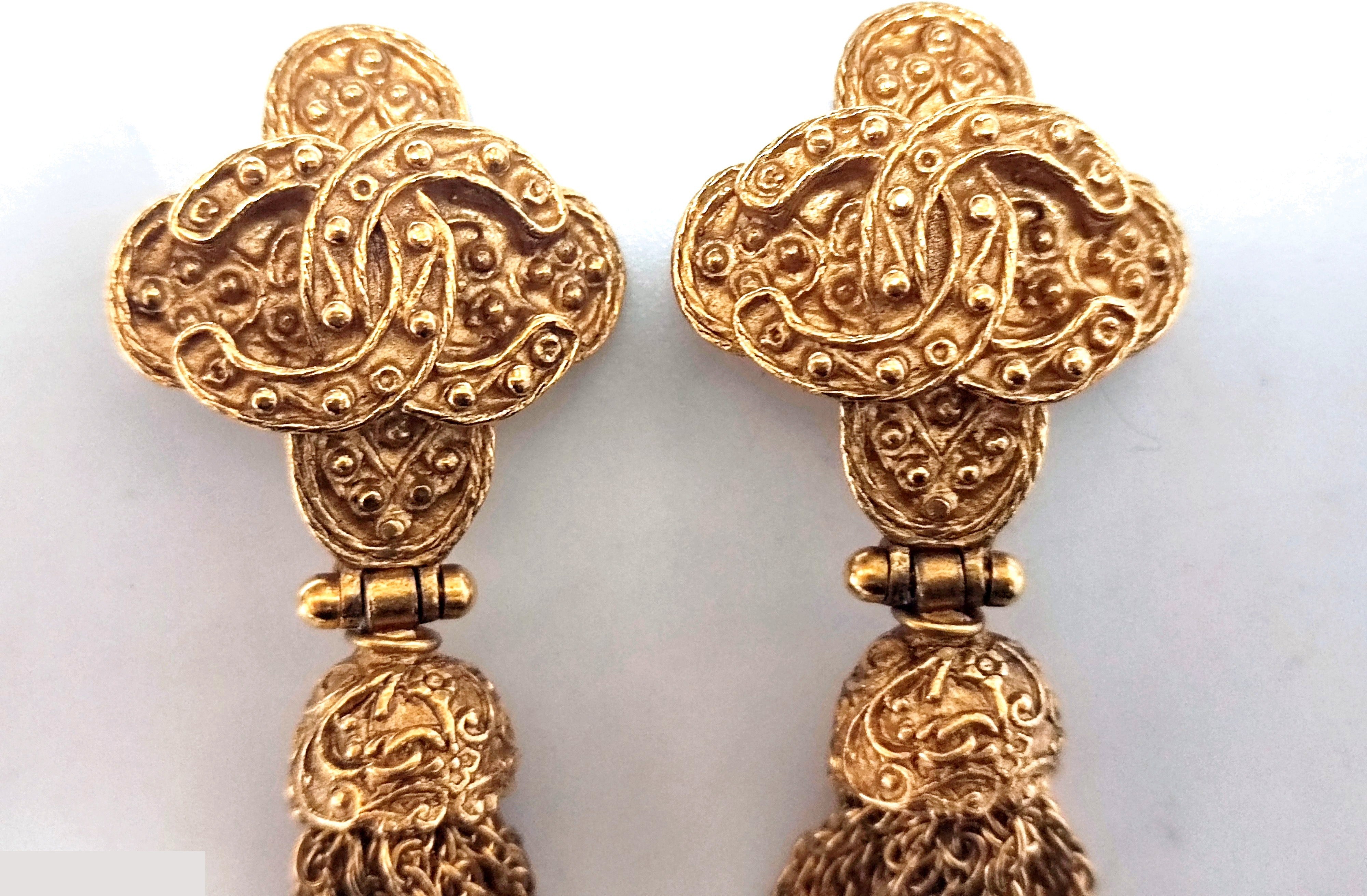 Cocomark Cross Fringe Swing Earrings 94A — view 5