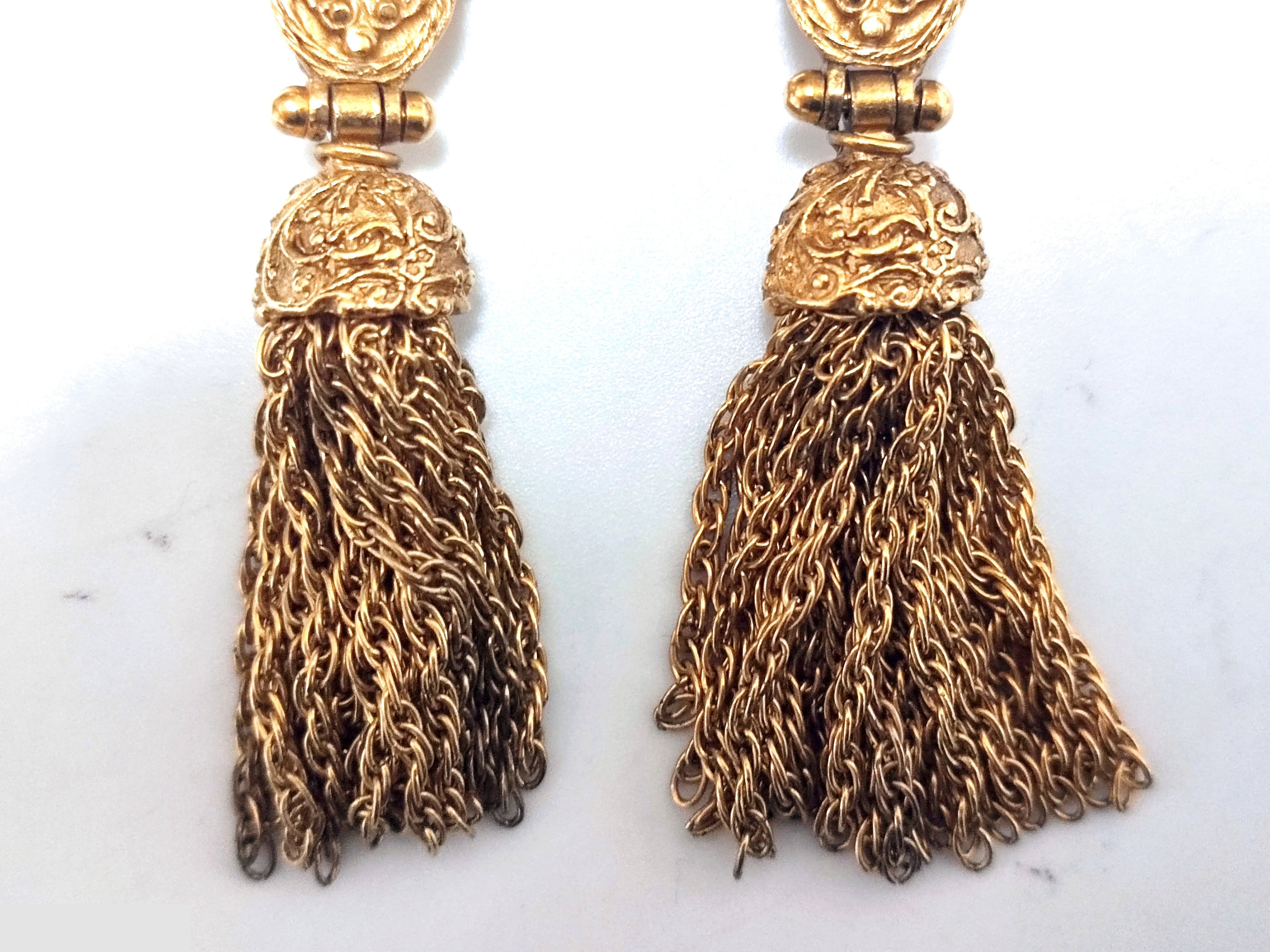 Cocomark Cross Fringe Swing Earrings 94A — view 6