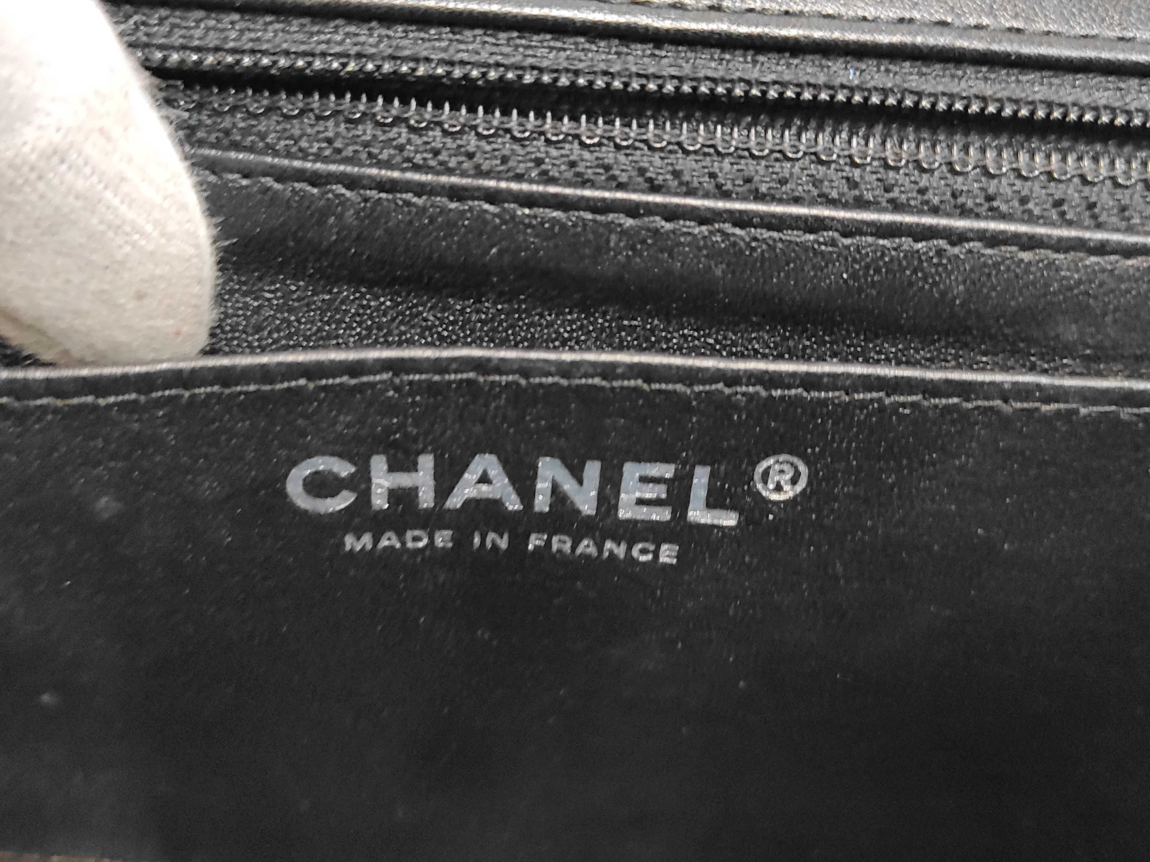 Matelassé 20 Lambskin Silver Hardware Chain Shoulder Bag, Serial Number 28, Black Shoulder Bag — view 7