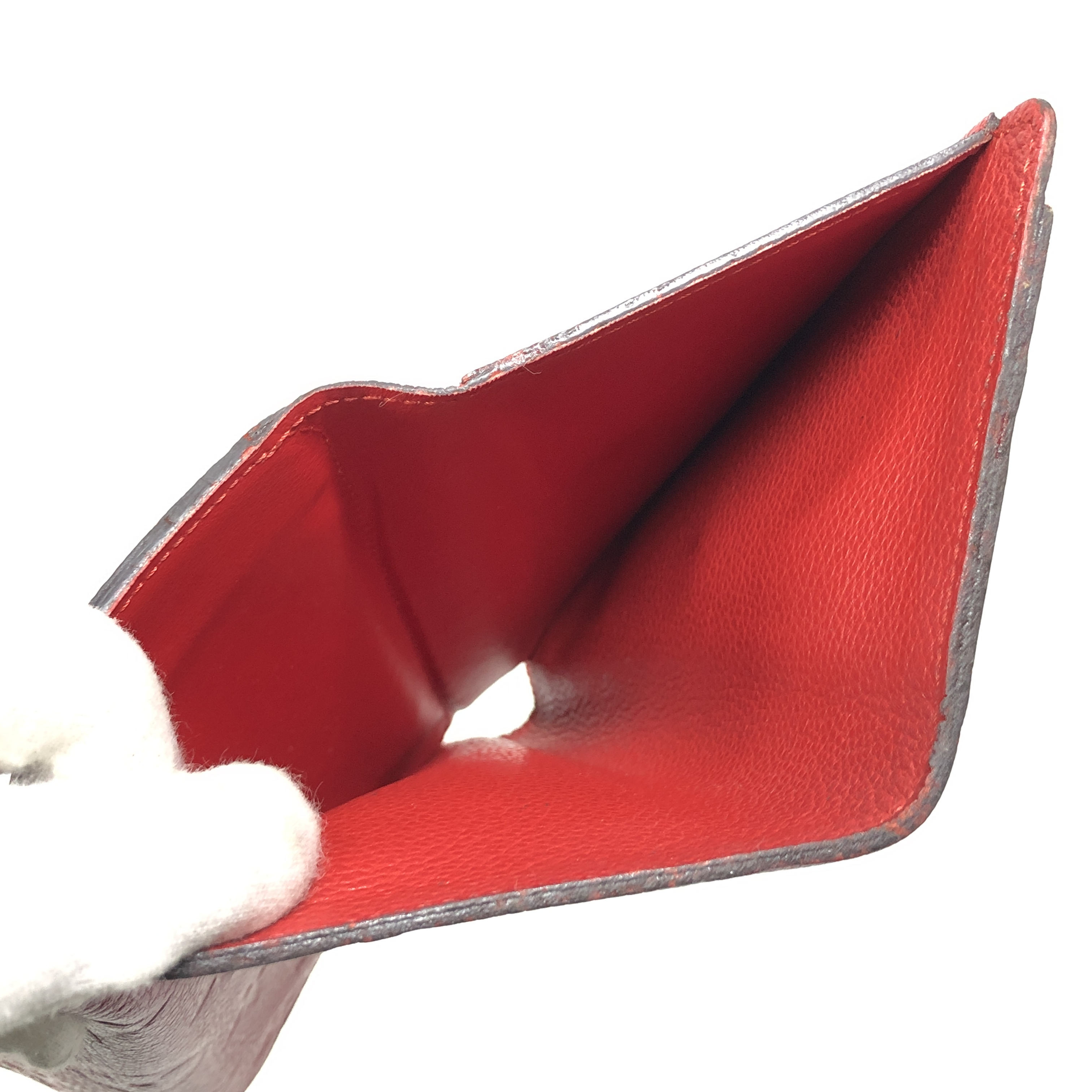 Monogram Empreinte Portefeuille Curieuse Compact Tri-fold Wallet M60735 Cerise Compact Wallet SP0145 with Coin Pocket — view 15