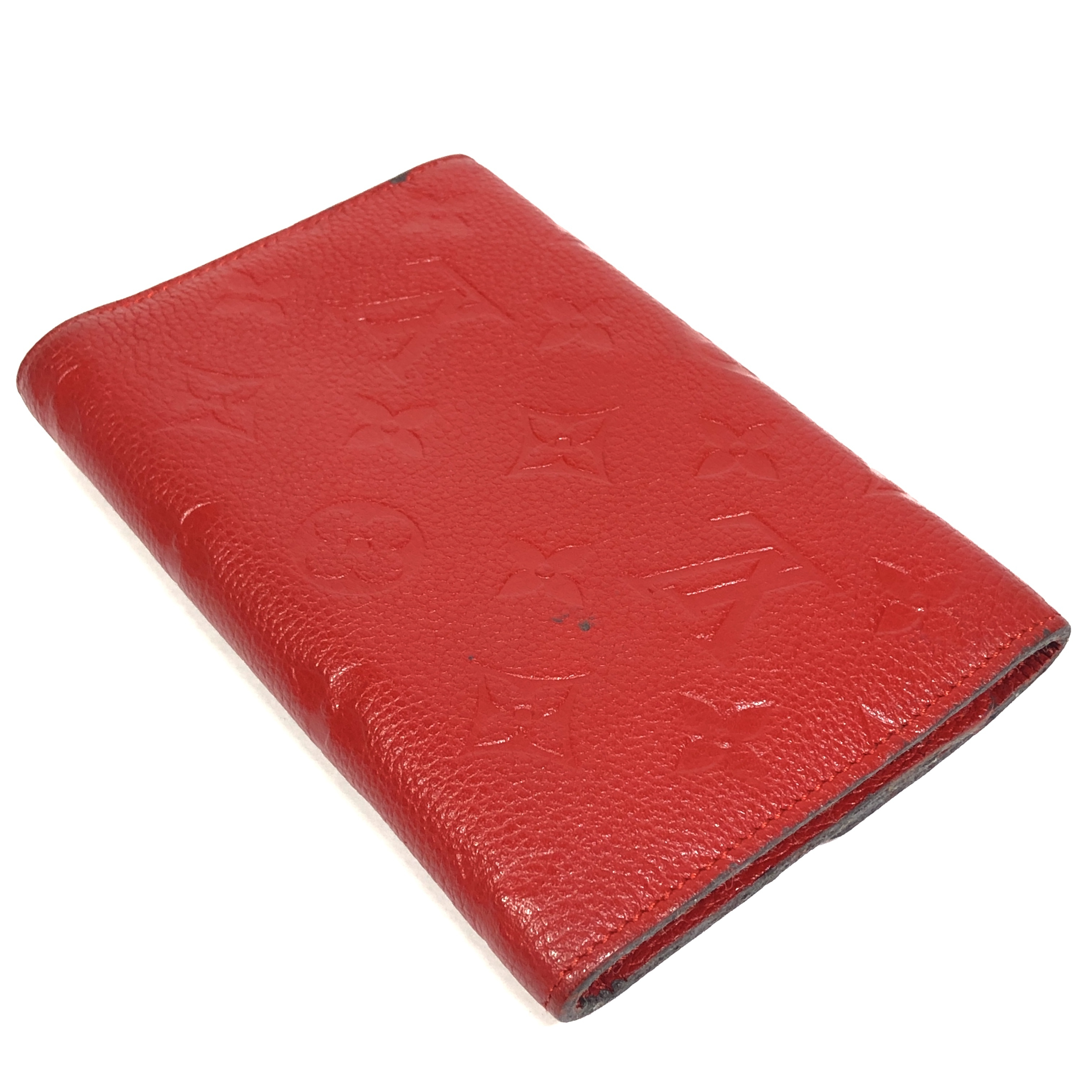 Monogram Empreinte Portefeuille Curieuse Compact Tri-fold Wallet M60735 Cerise Compact Wallet SP0145 with Coin Pocket — view 5