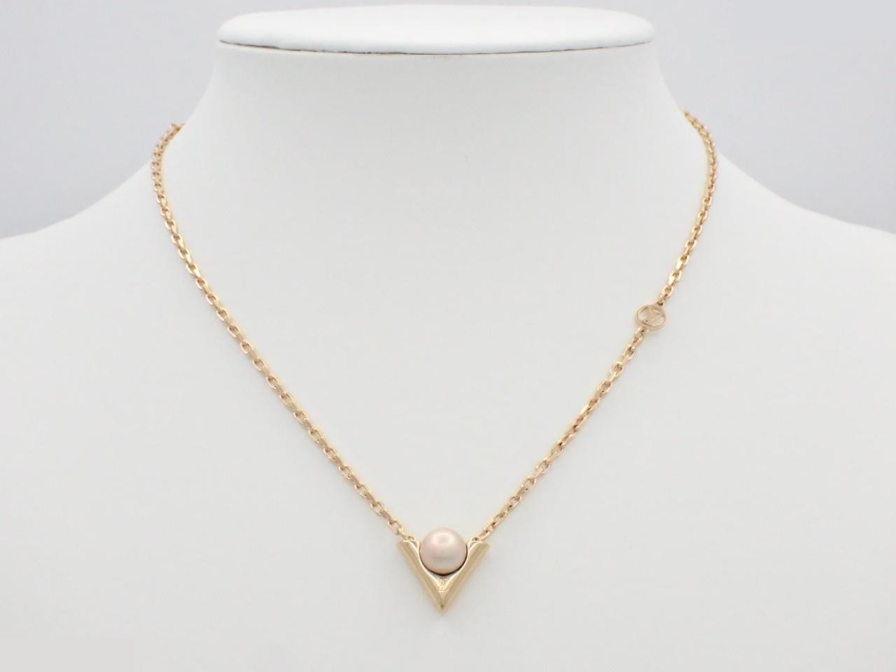 Essential V Pearl Necklace M02374, Chain approx. 40cm — view 3
