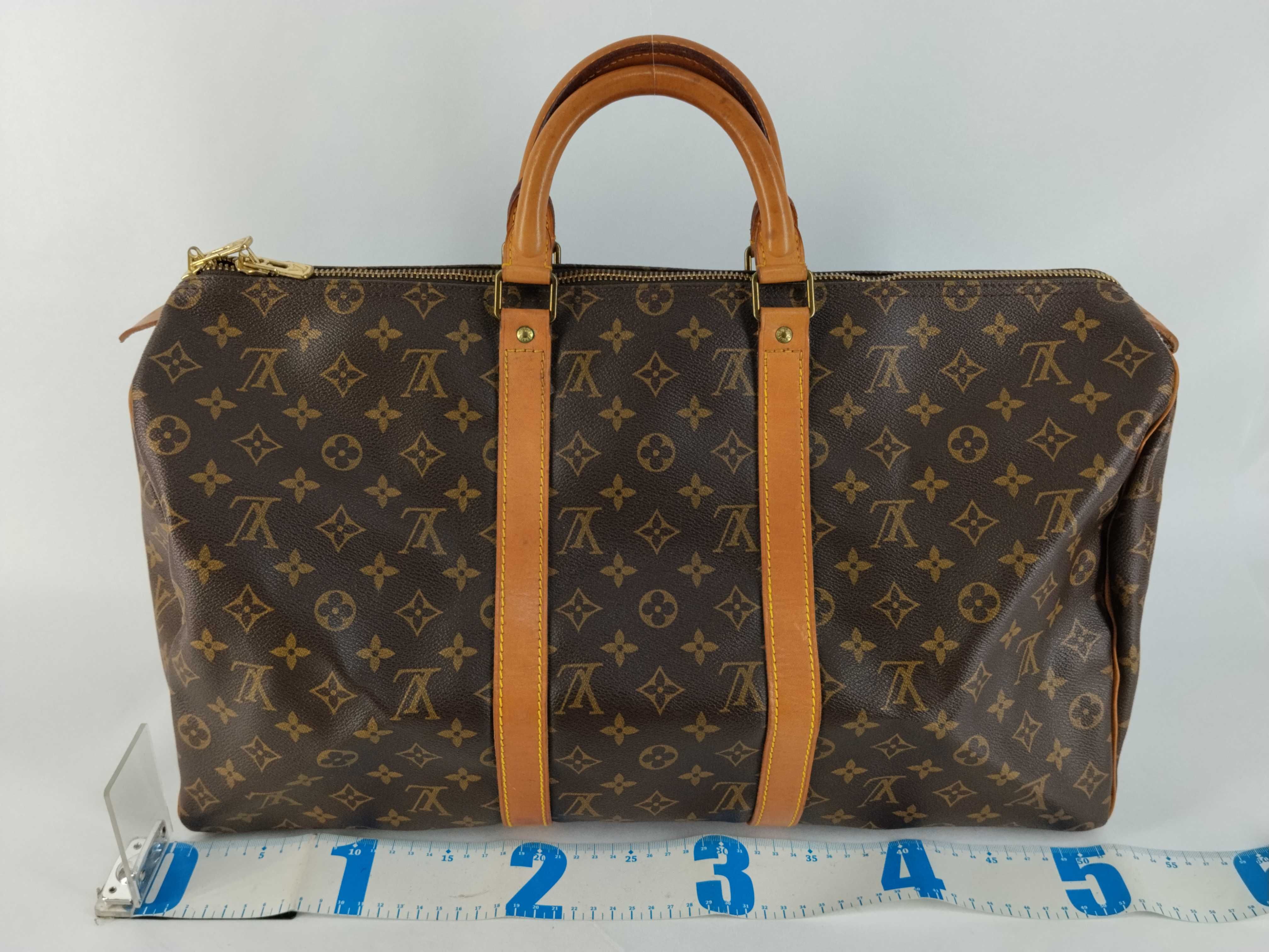 Monogram Keepall 50 M41426 FC892 Brown Boston Bag — view 2