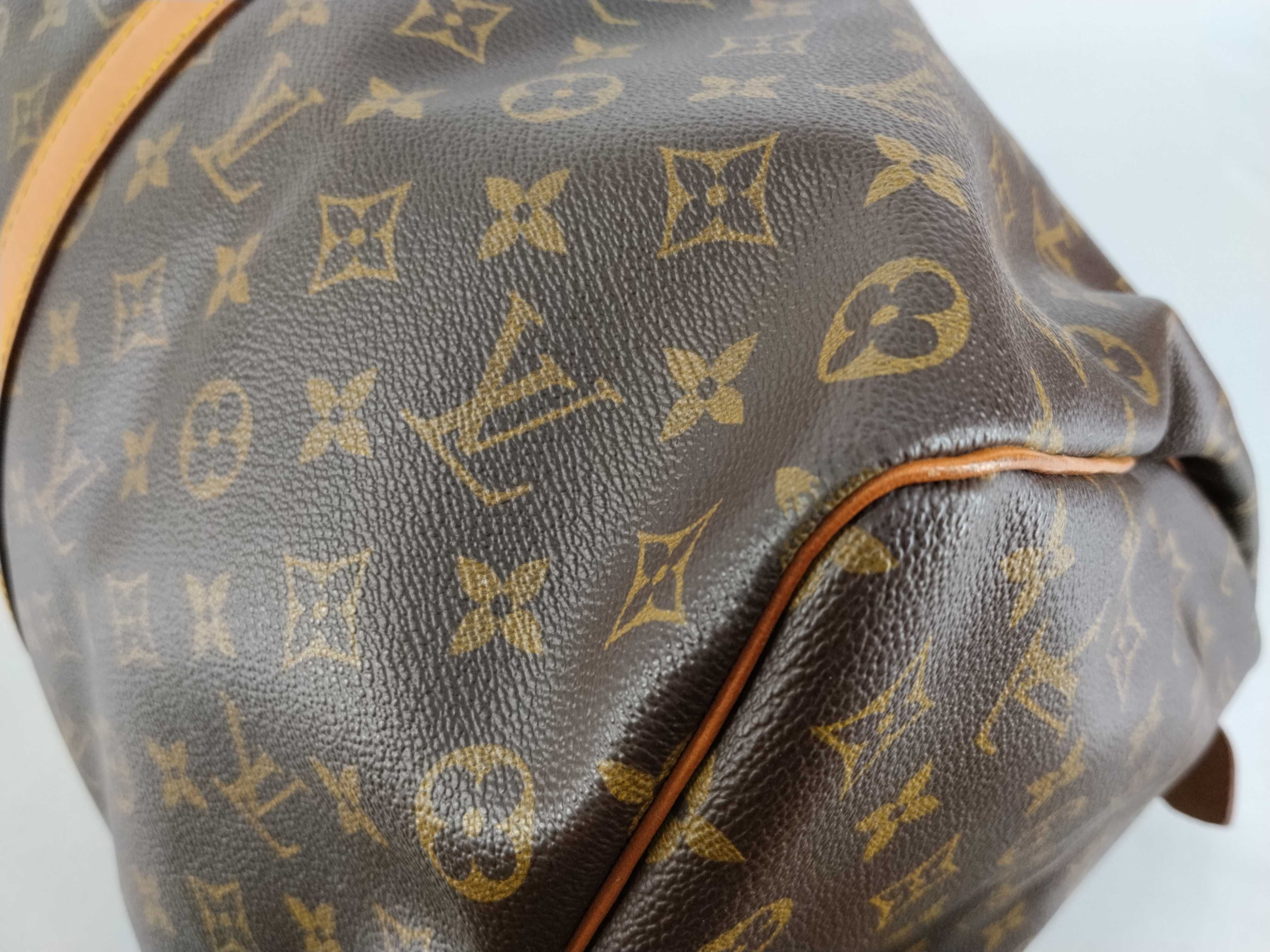 Monogram Keepall 50 M41426 FC892 Brown Boston Bag — view 6