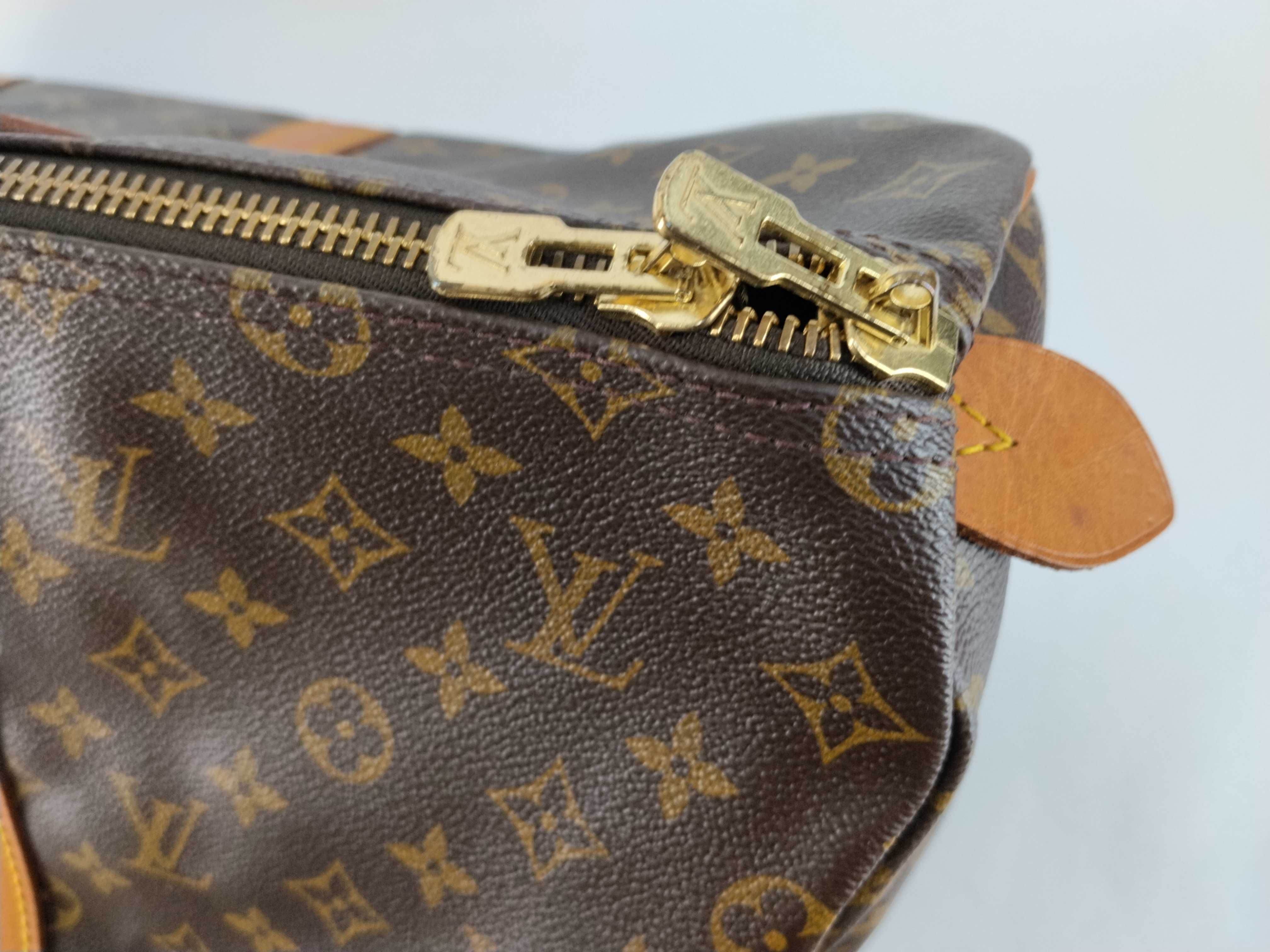 Monogram Keepall 50 M41426 FC892 Brown Boston Bag — view 8
