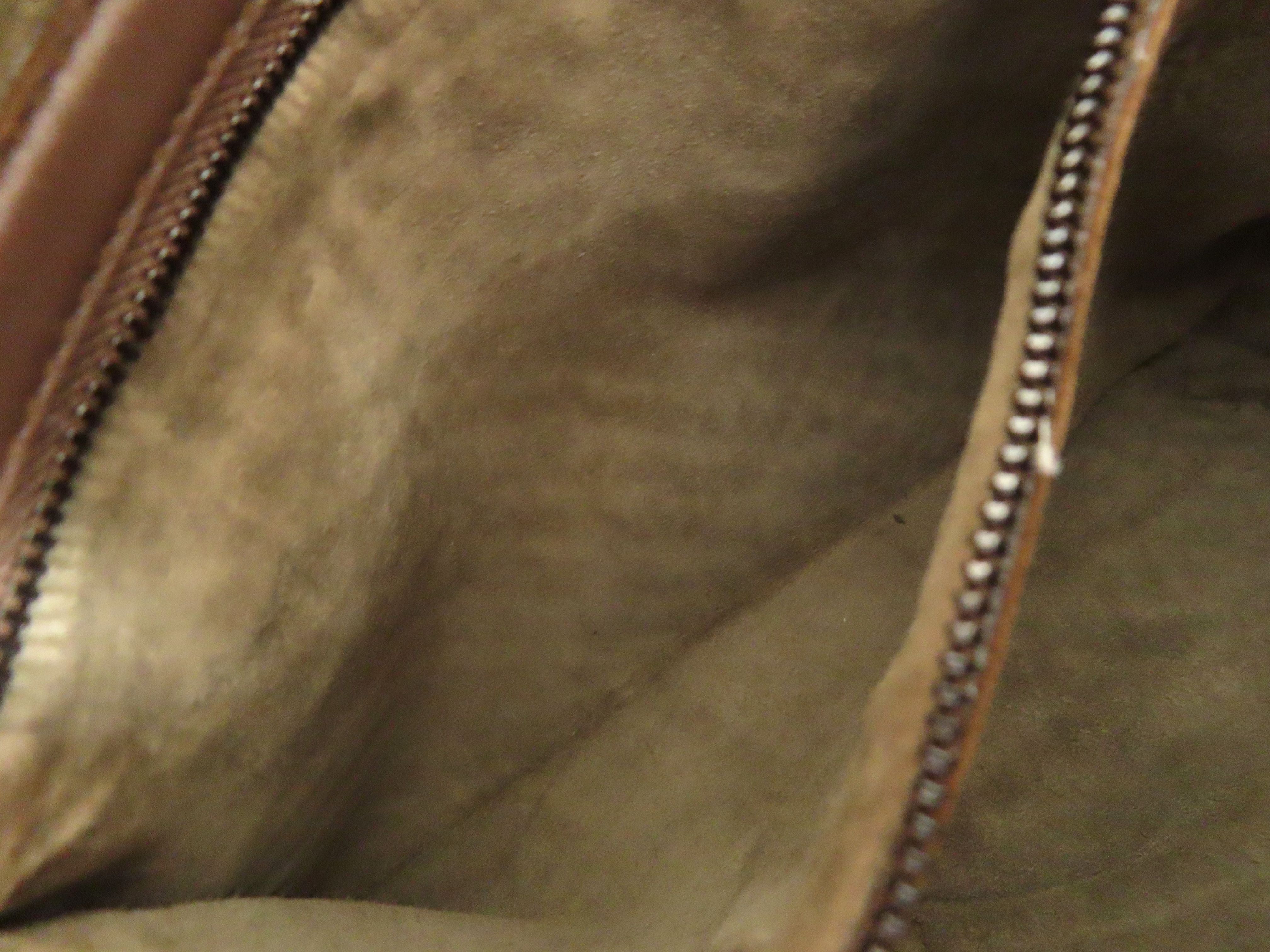 Intrecciato Shoulder Bag, Dark Brown — view 12