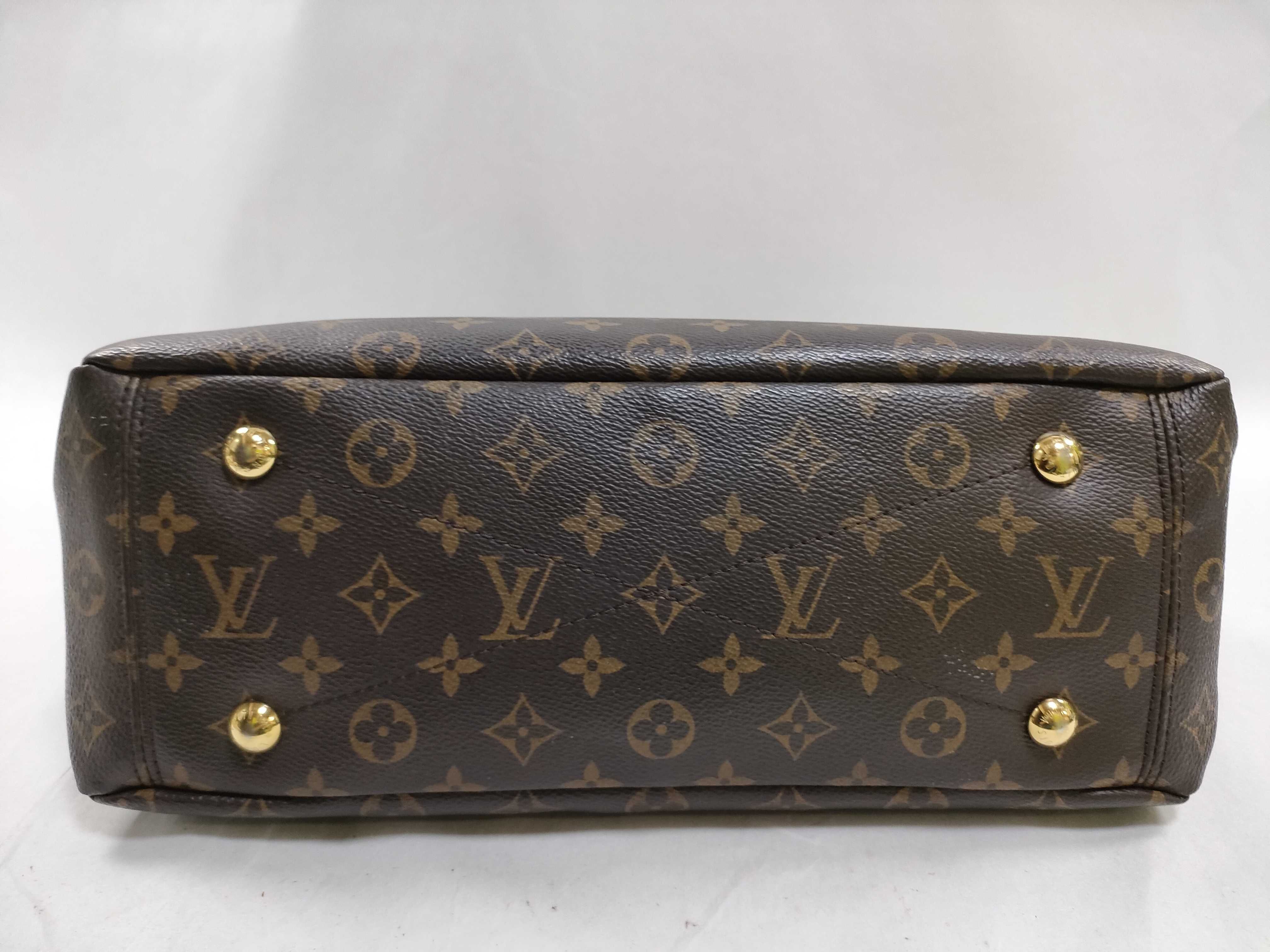 Monogram Pallas M41175 SP2185 Brown x Red Handbag — view 11